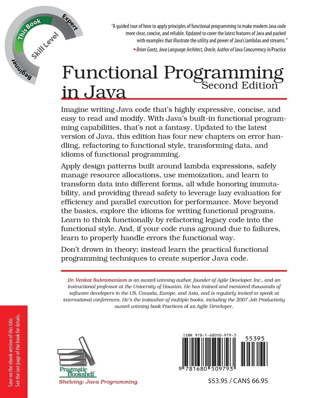 Rückseitencover Functional Programming in Java