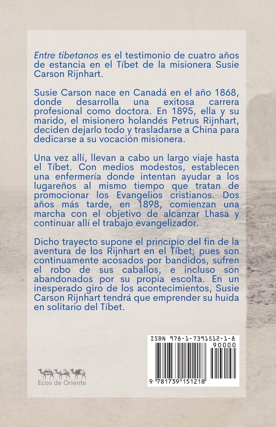 Rückseitencover Entre tibetanos