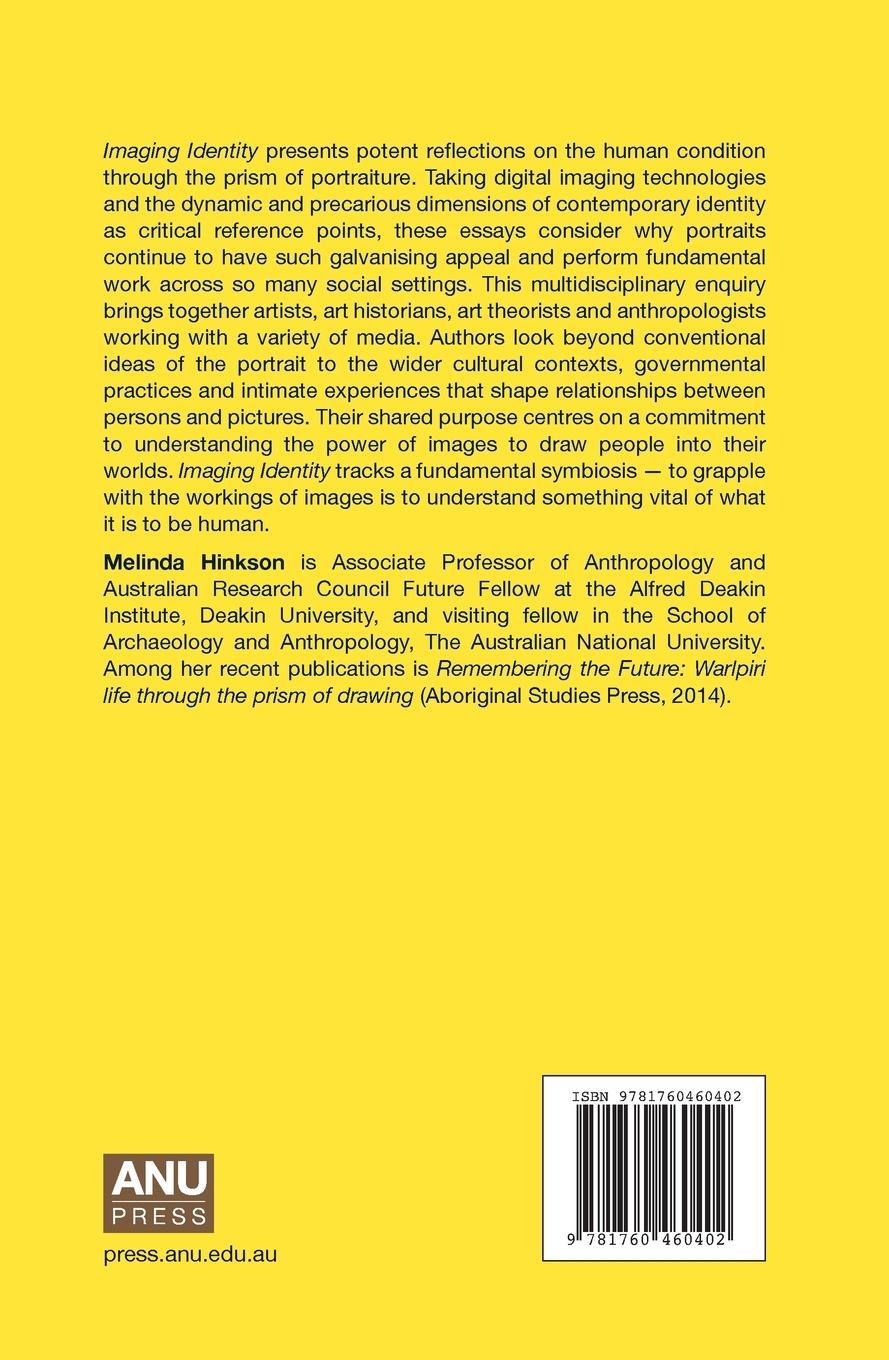 Rückseitencover Imaging Identity: Media, memory and portraiture in the digital age