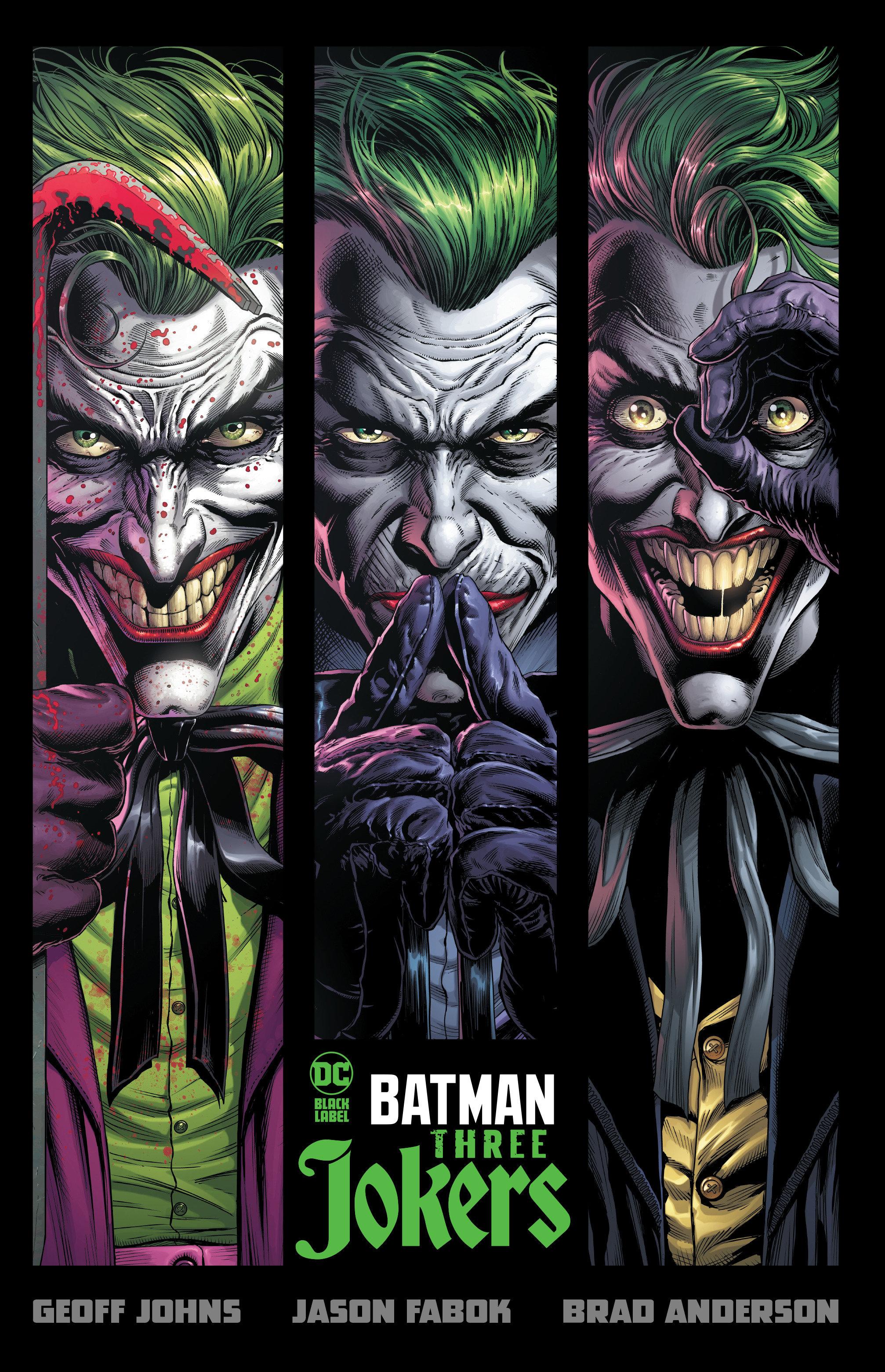 Vorderes Coverbild Batman: Three Jokers