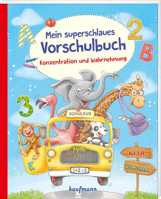 Vorderes Coverbild Mein superschlaues Vorschulbuch - Konzentration und Wahrnehmung