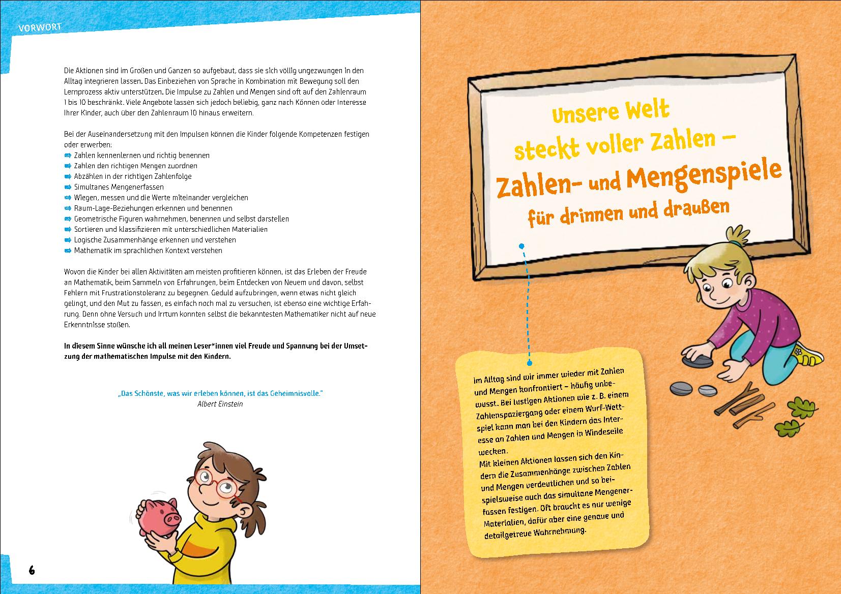 Beispielinhalt (Bild) Mengen, Ziffern, Zahlen & Co.