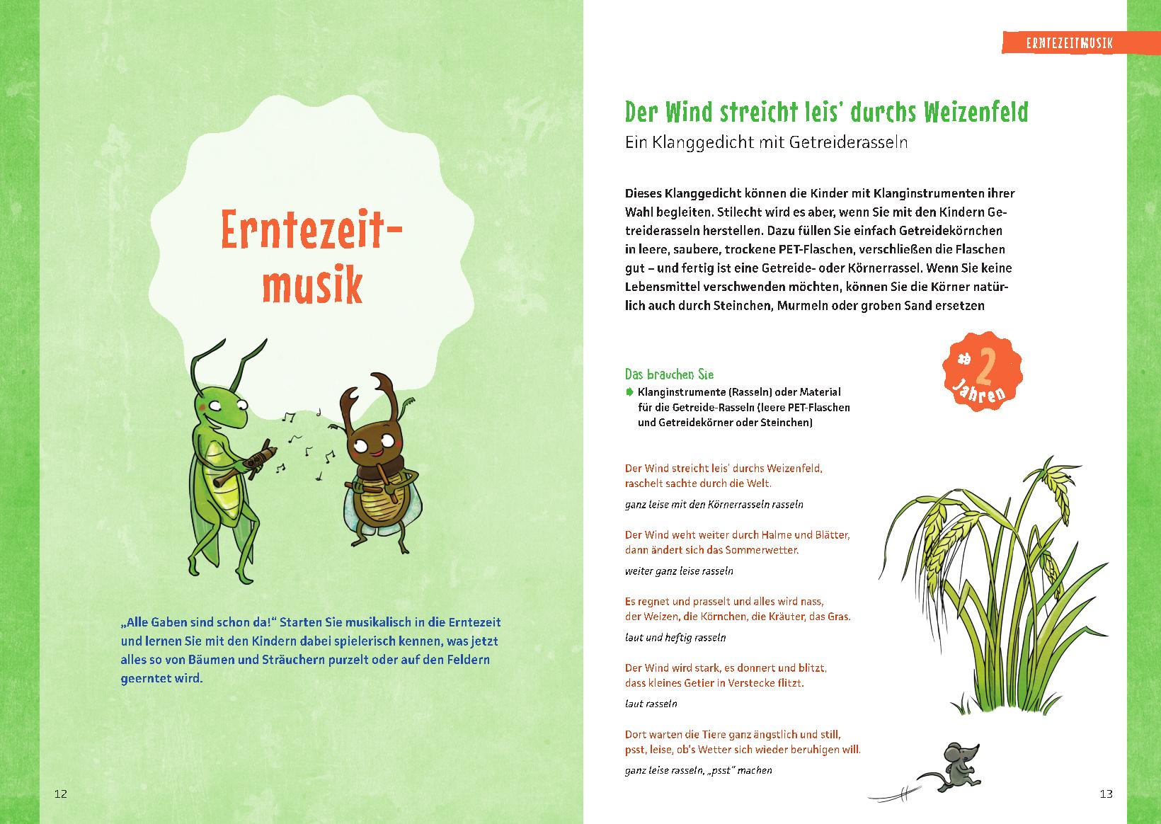 Beispielinhalt (Bild) Unsere Feste im Kindergarten - Die schönsten Feier- und Spielideen für Juli bis Dezember