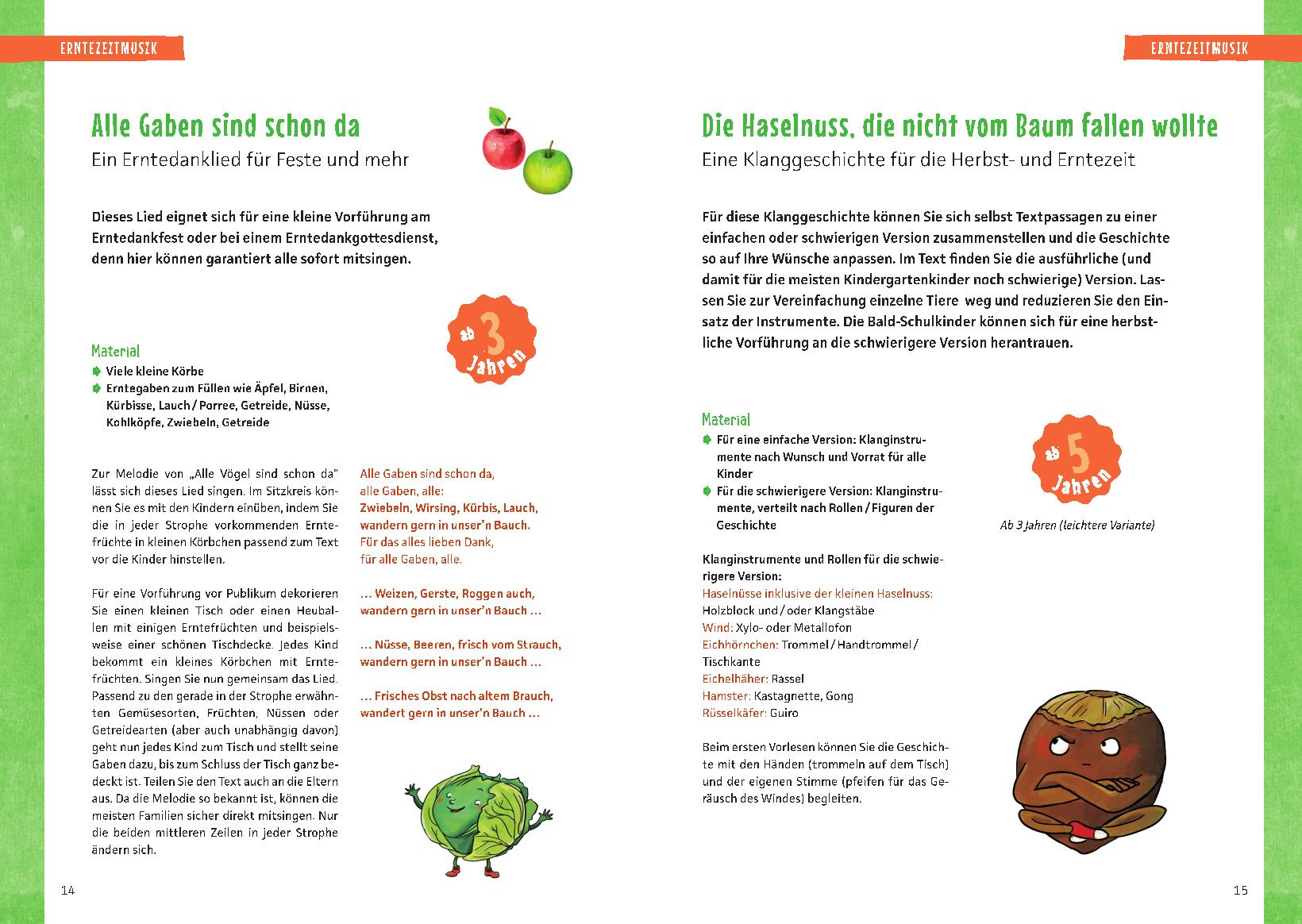 Beispielinhalt (Bild) Unsere Feste im Kindergarten - Die schönsten Feier- und Spielideen für Juli bis Dezember