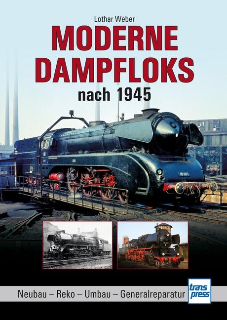 Vorderes Coverbild Moderne Dampfloks nach 1945