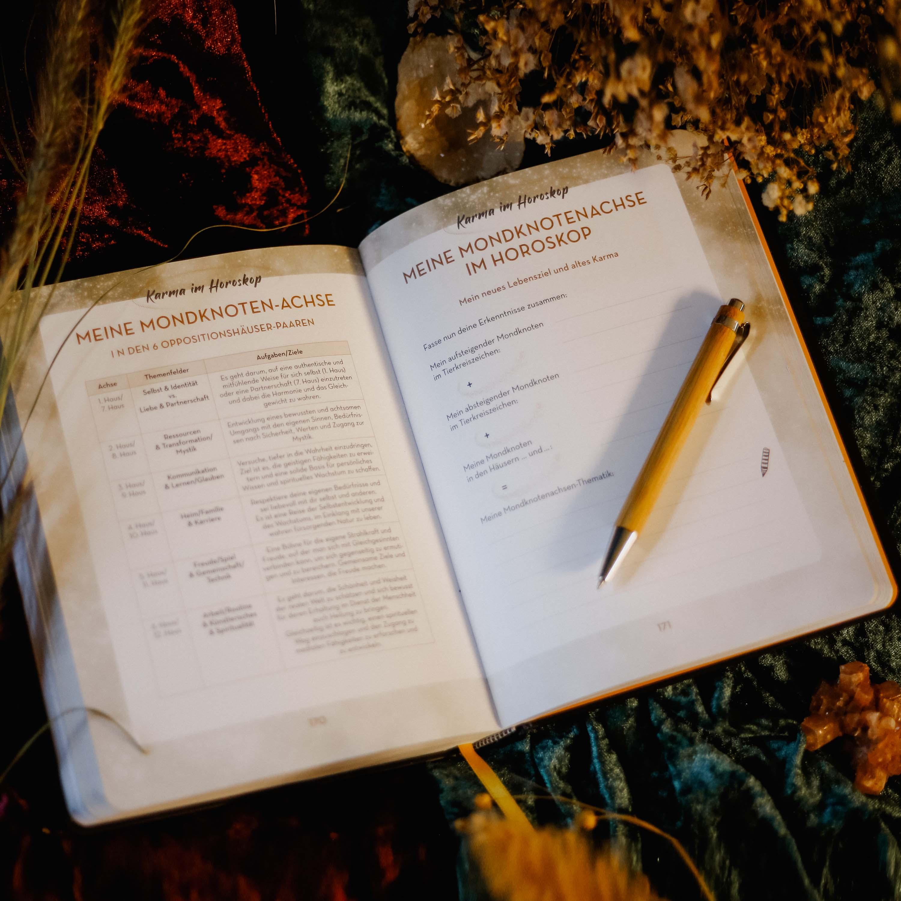 Beispielinhalt (Bild) Astro-Workbook: Entschlüssle dein Geburtshoroskop - Lerne Schritt für Schritt dein Birth Chart lesen und deuten