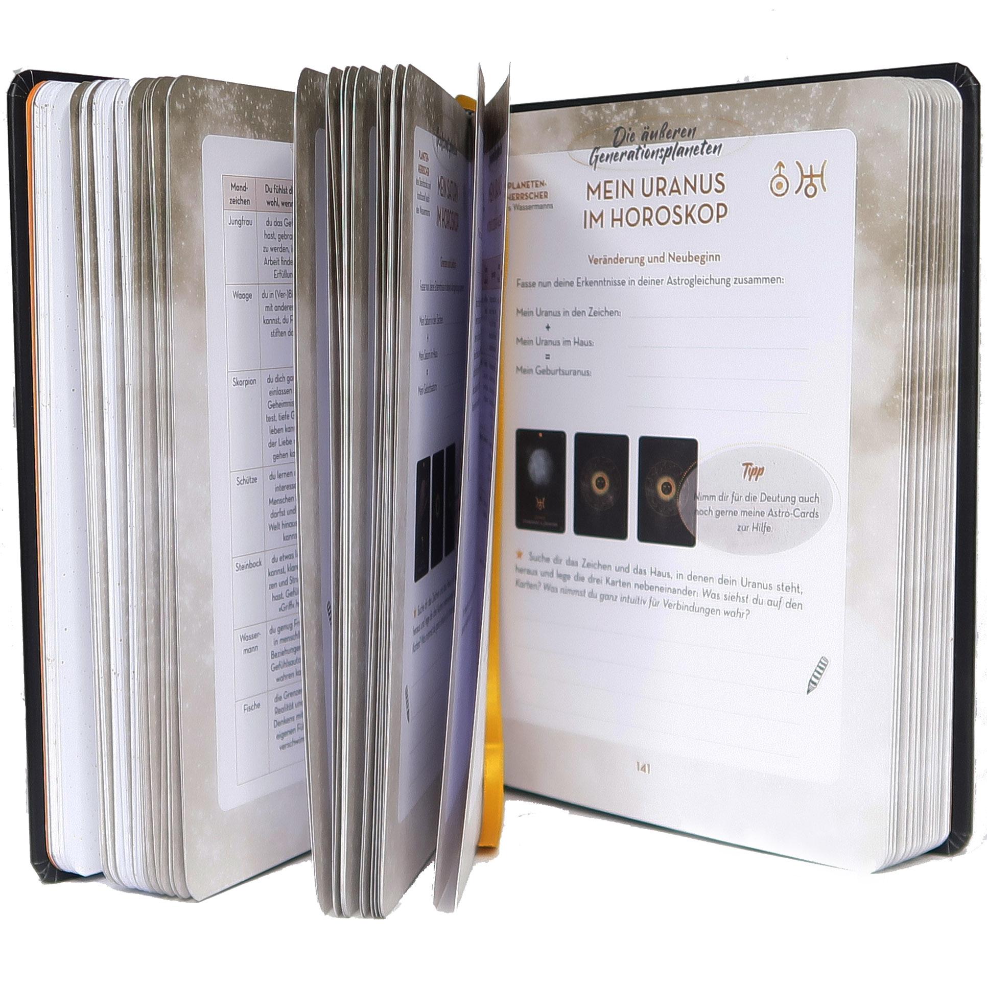 Beispielinhalt (Bild) Astro-Workbook: Entschlüssle dein Geburtshoroskop - Lerne Schritt für Schritt dein Birth Chart lesen und deuten
