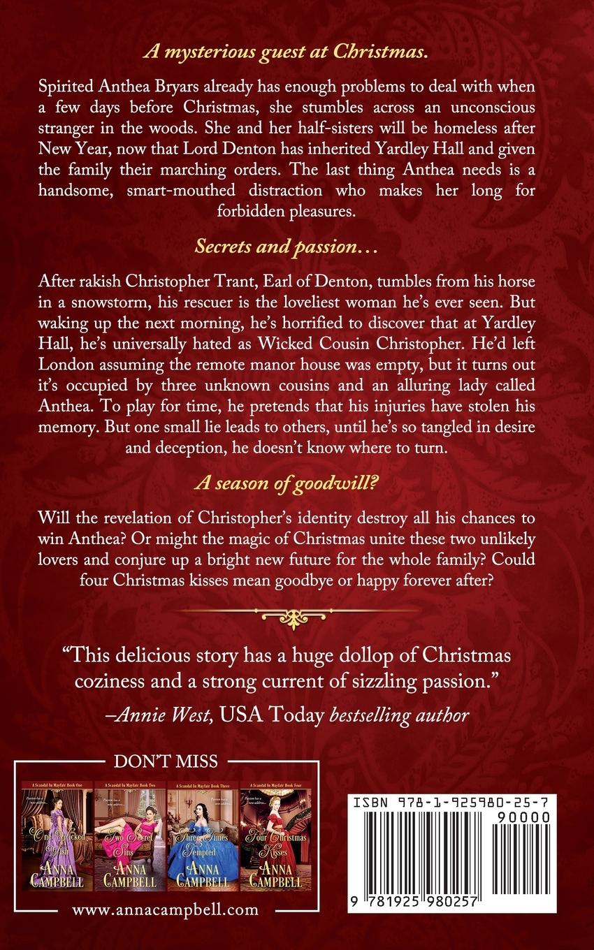 Rückseitencover Four Christmas Kisses