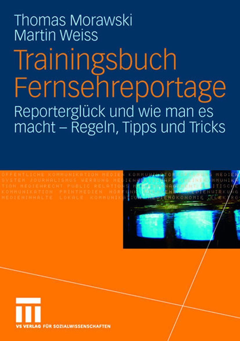 Vorderes Coverbild Trainingsbuch Fernsehreportage