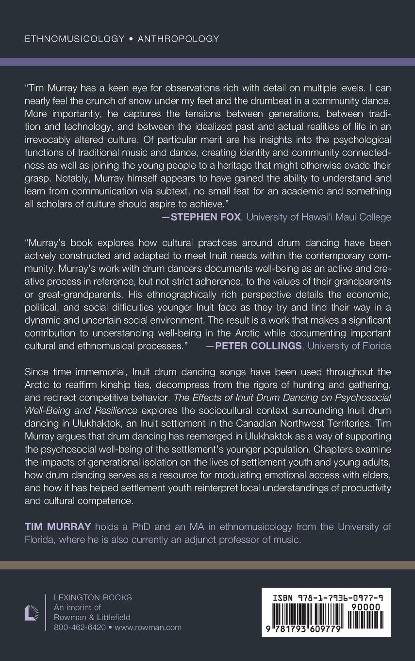 Rückseitencover Effects of Inuit Drum Dancing on Psychosocial Well-Being and Resilience