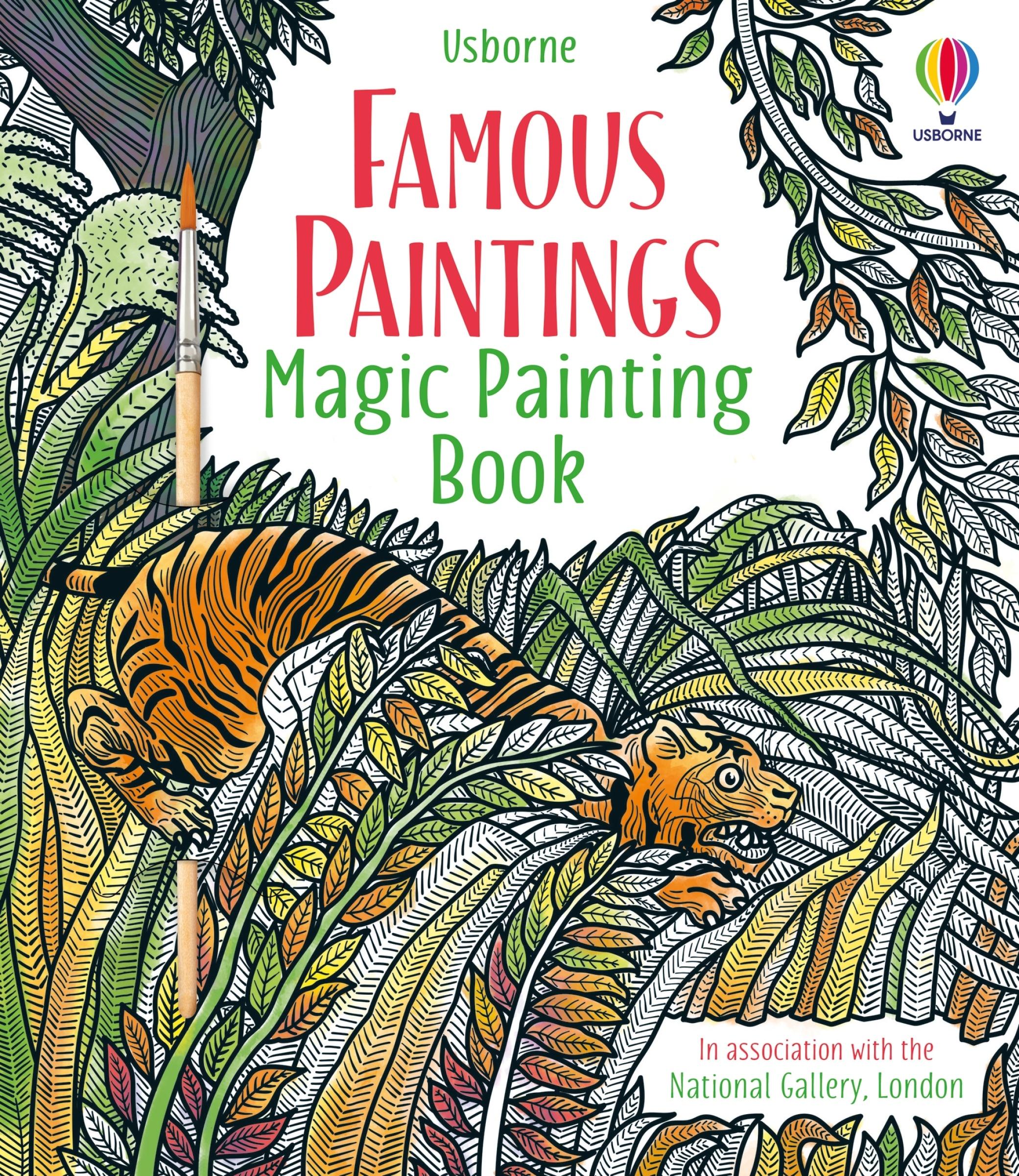 Vorderes Coverbild Famous Paintings Magic Painting Book