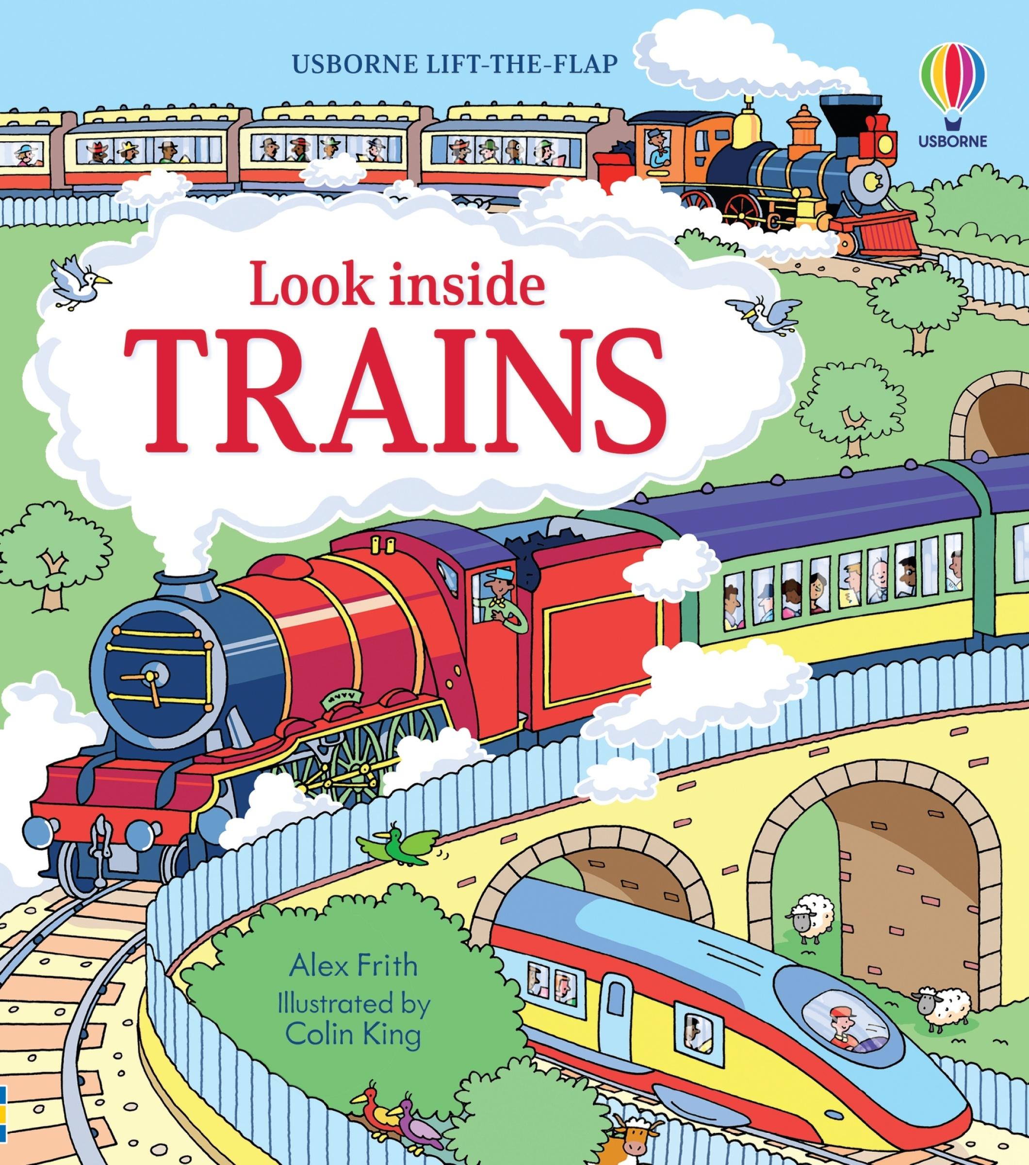 Vorderes Coverbild Look Inside Trains