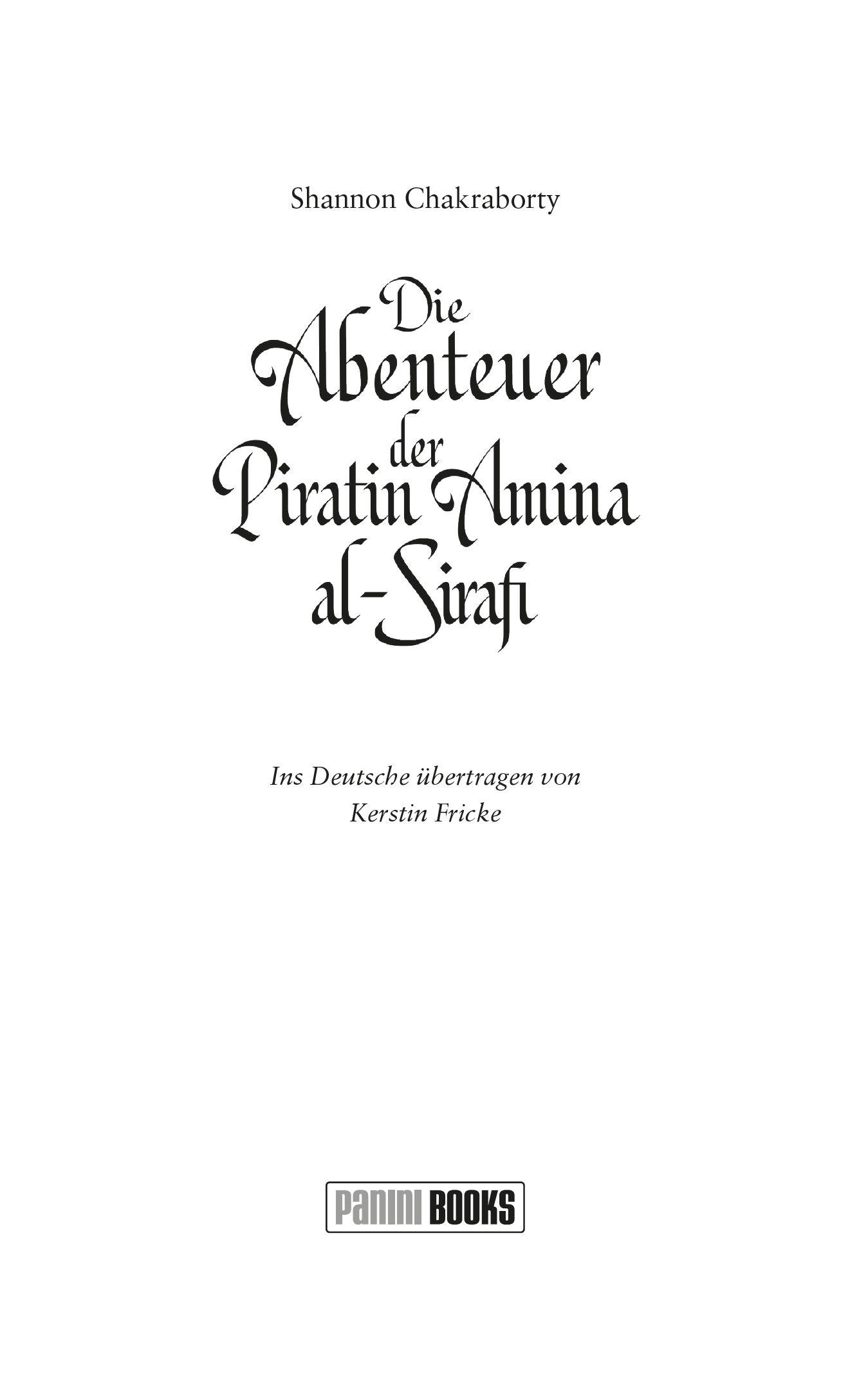 Beispielinhalt (Bild) Die Abenteuer der Piratin Amina al-Sirafi