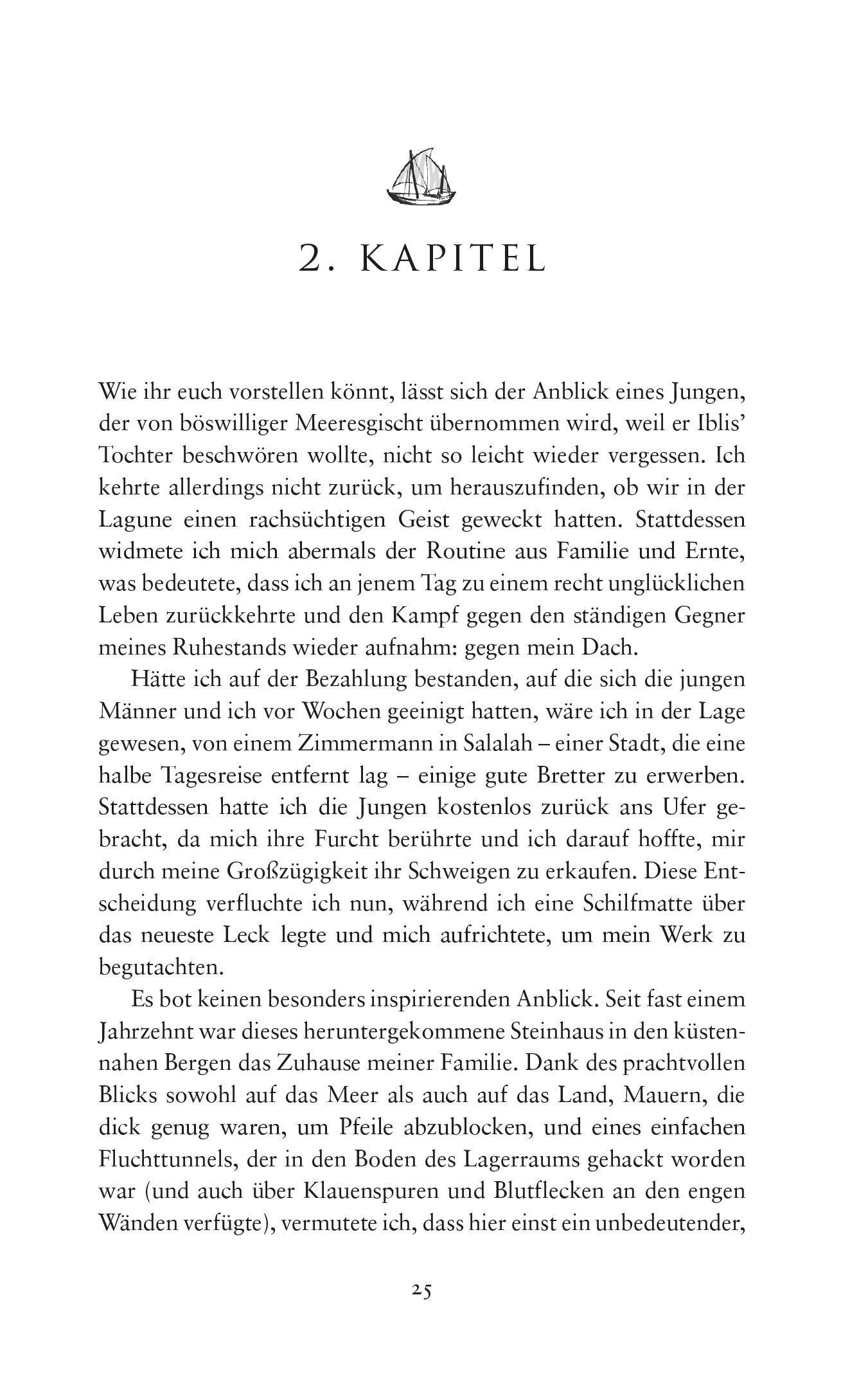 Beispielinhalt (Bild) Die Abenteuer der Piratin Amina al-Sirafi
