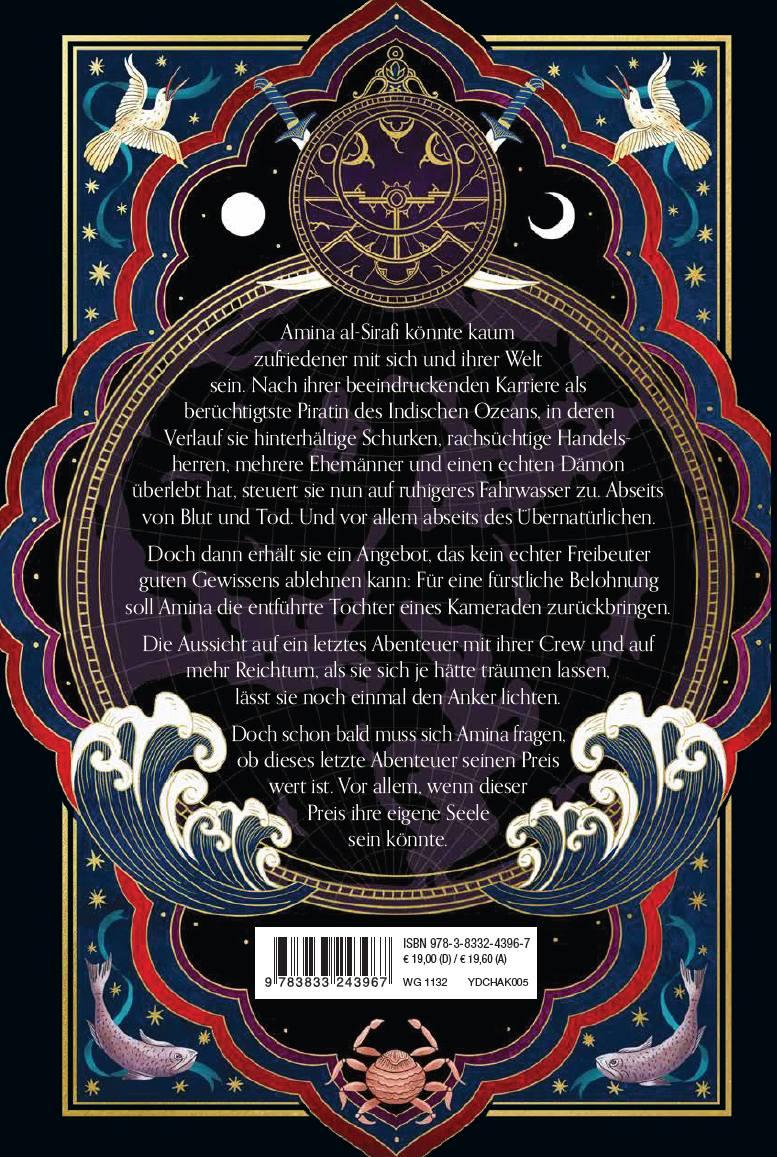 Rückseitencover Die Abenteuer der Piratin Amina al-Sirafi