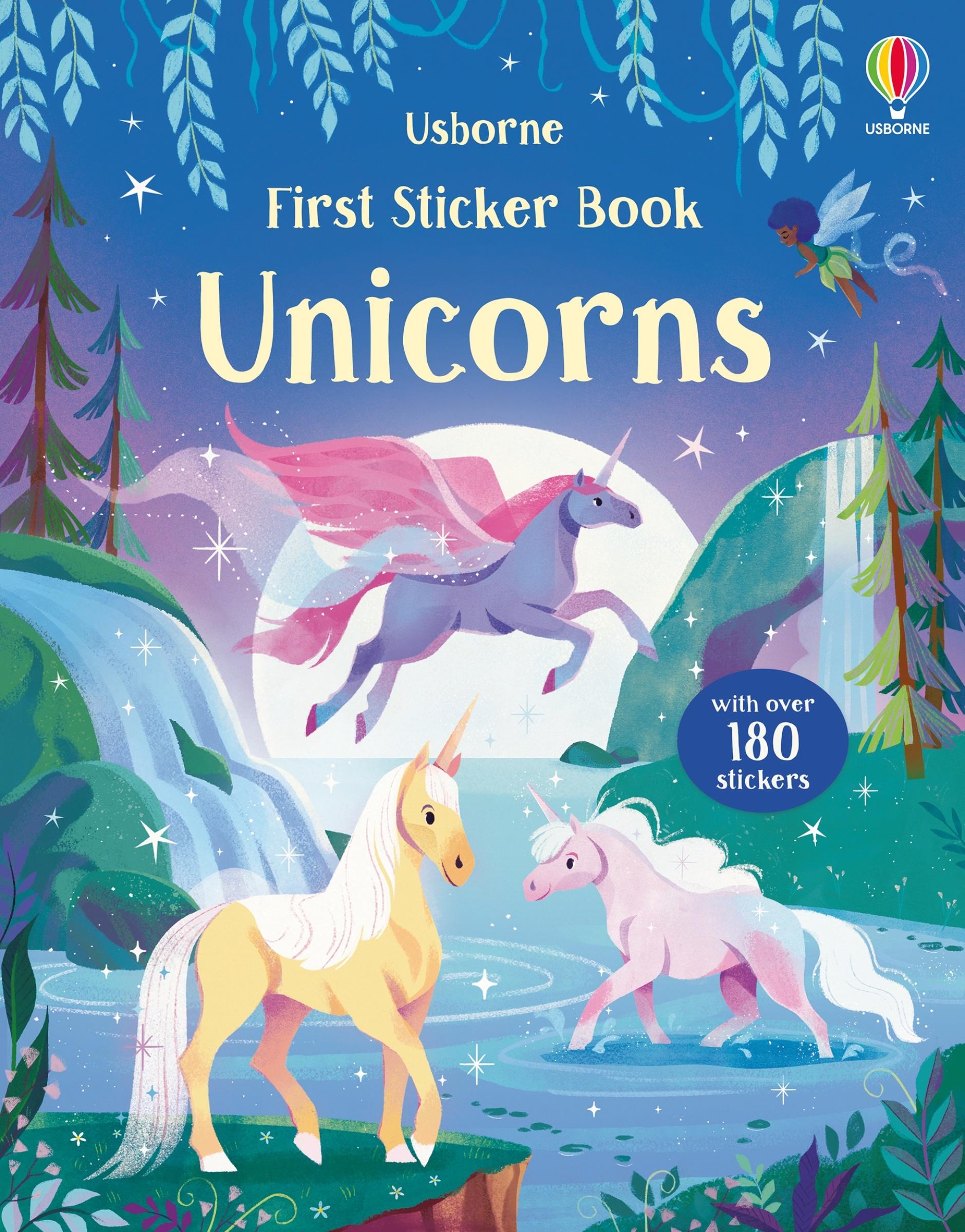Vorderes Coverbild First Sticker Book Unicorns
