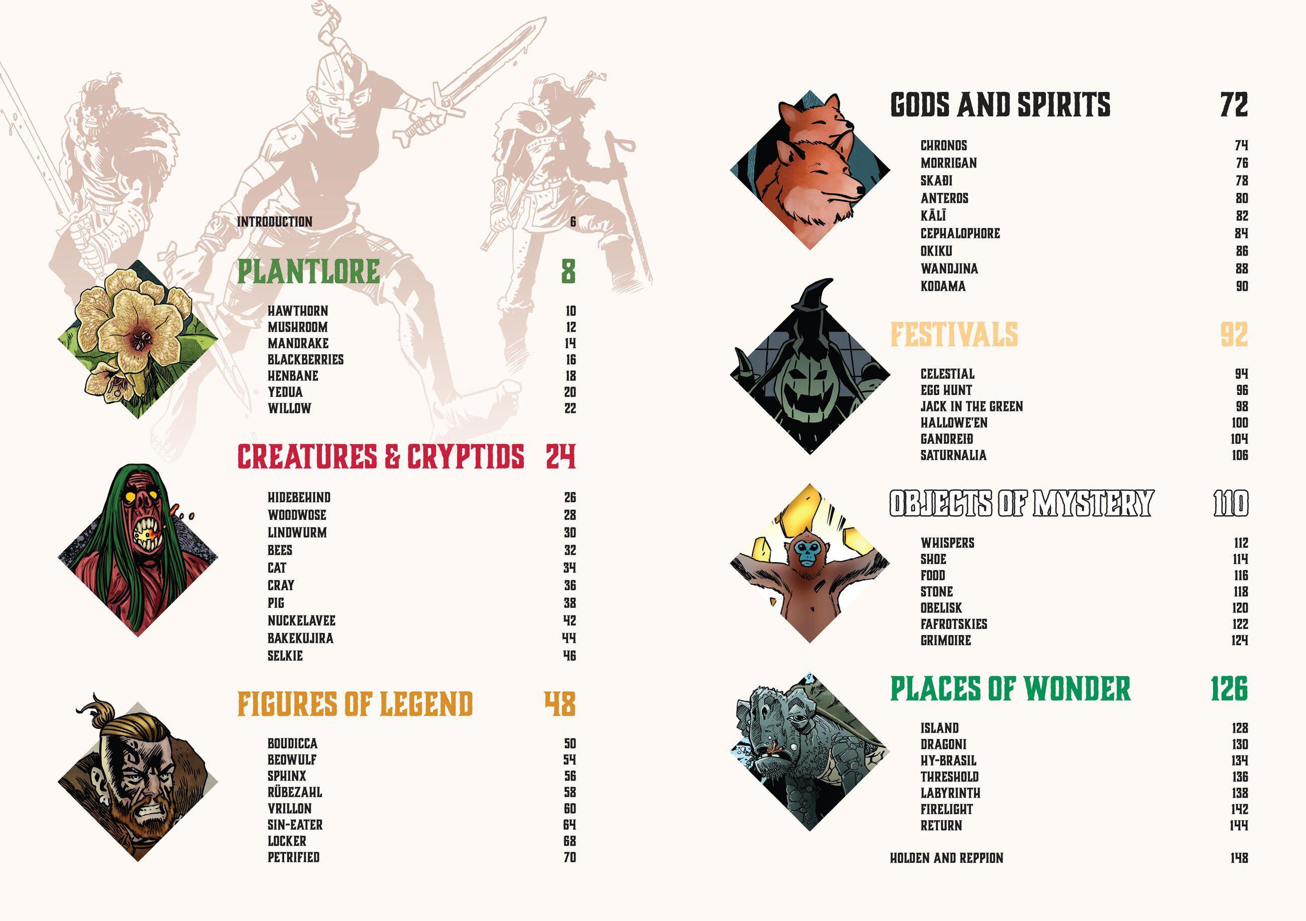 Beispielinhalt (Bild) Fascinating Folklore: A Compendium of Comics and Essays