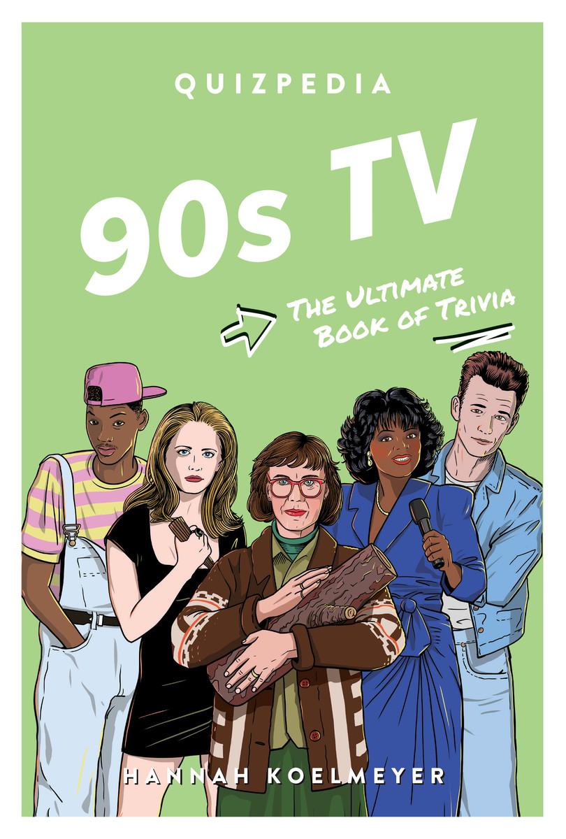 Vorderes Coverbild 90s TV Quizpedia