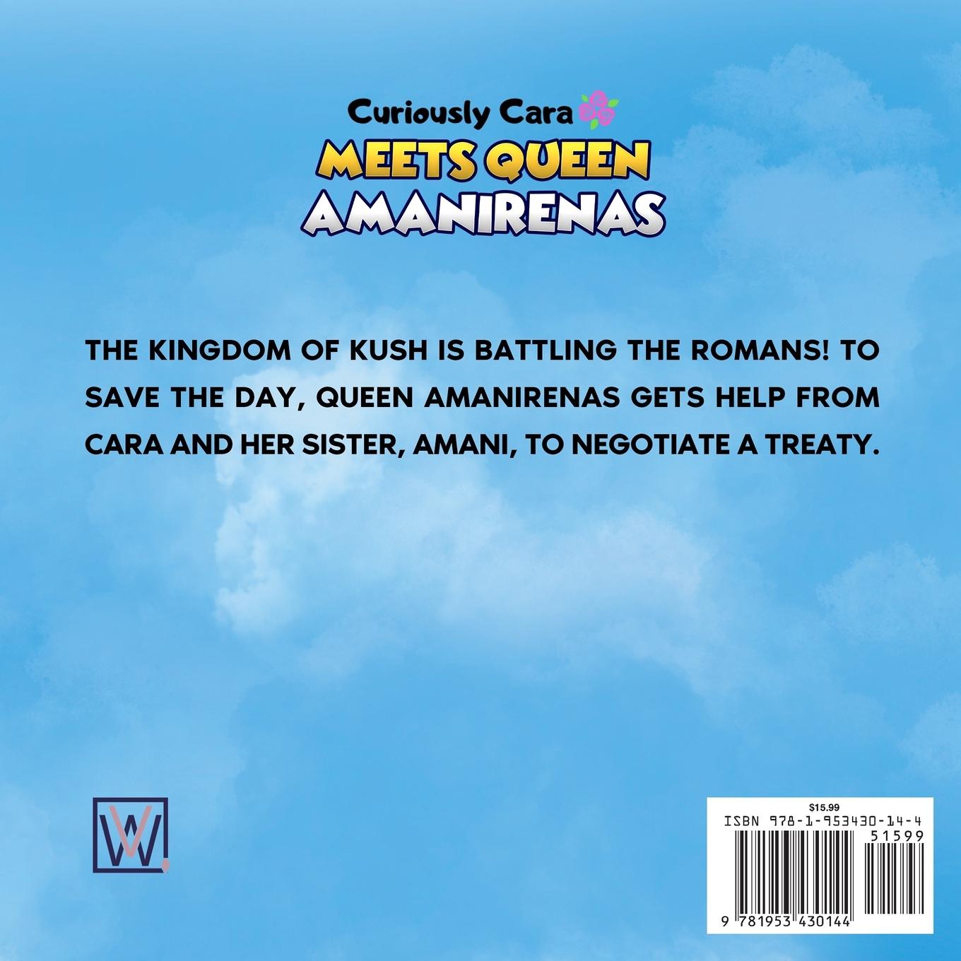 Rückseitencover Curiously Cara Meets Queen Amanirenas