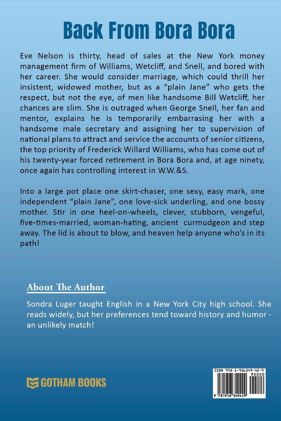 Rückseitencover Back From Bora Bora