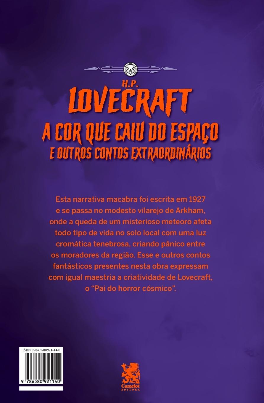 Rückseitencover Lovecraft- A Cor Que Caiu Do Espaço