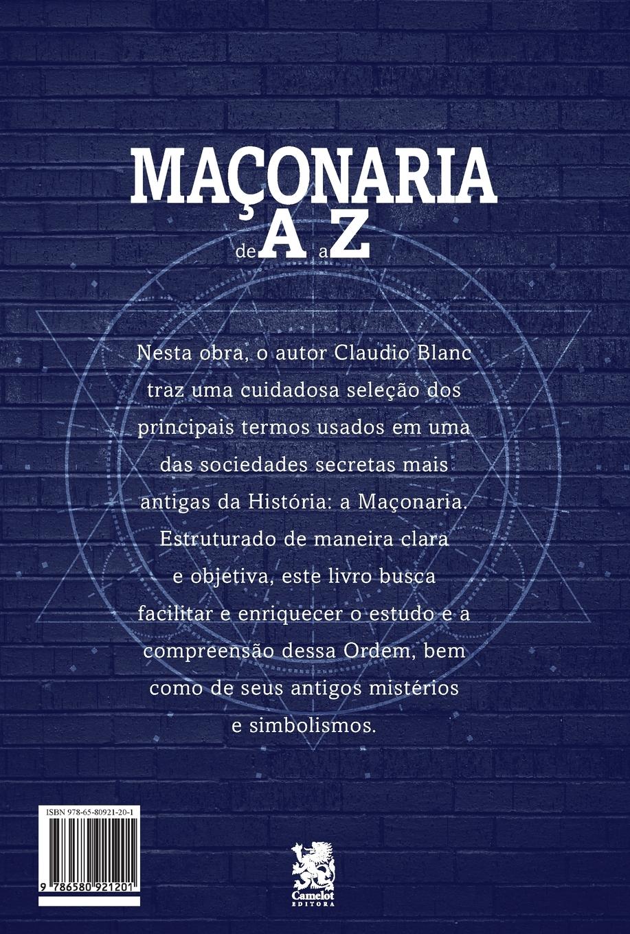 Rückseitencover Maçonaria de A-Z