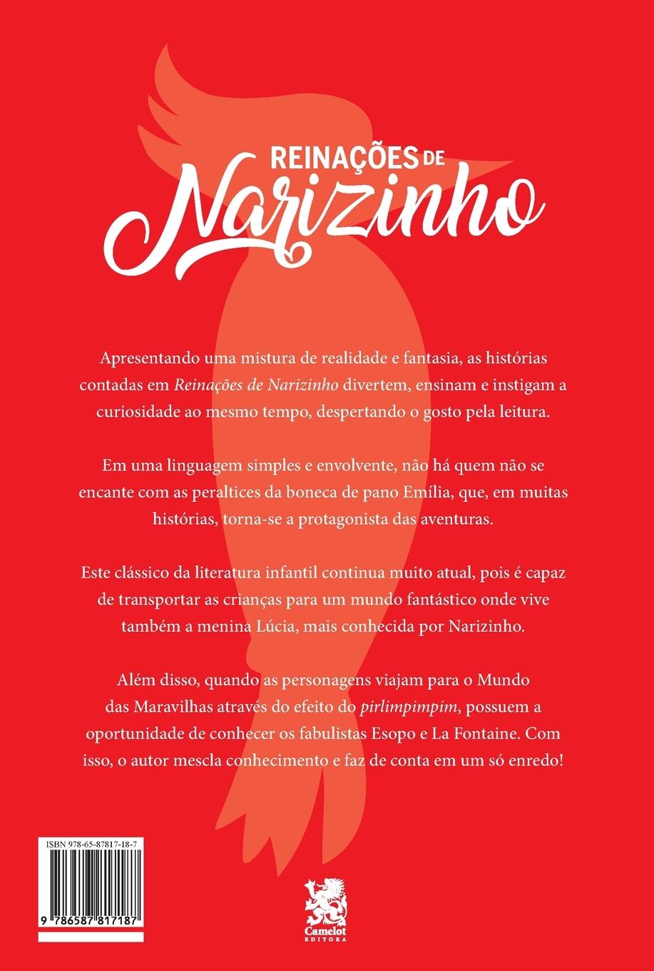 Rückseitencover Reinações De Narizinho