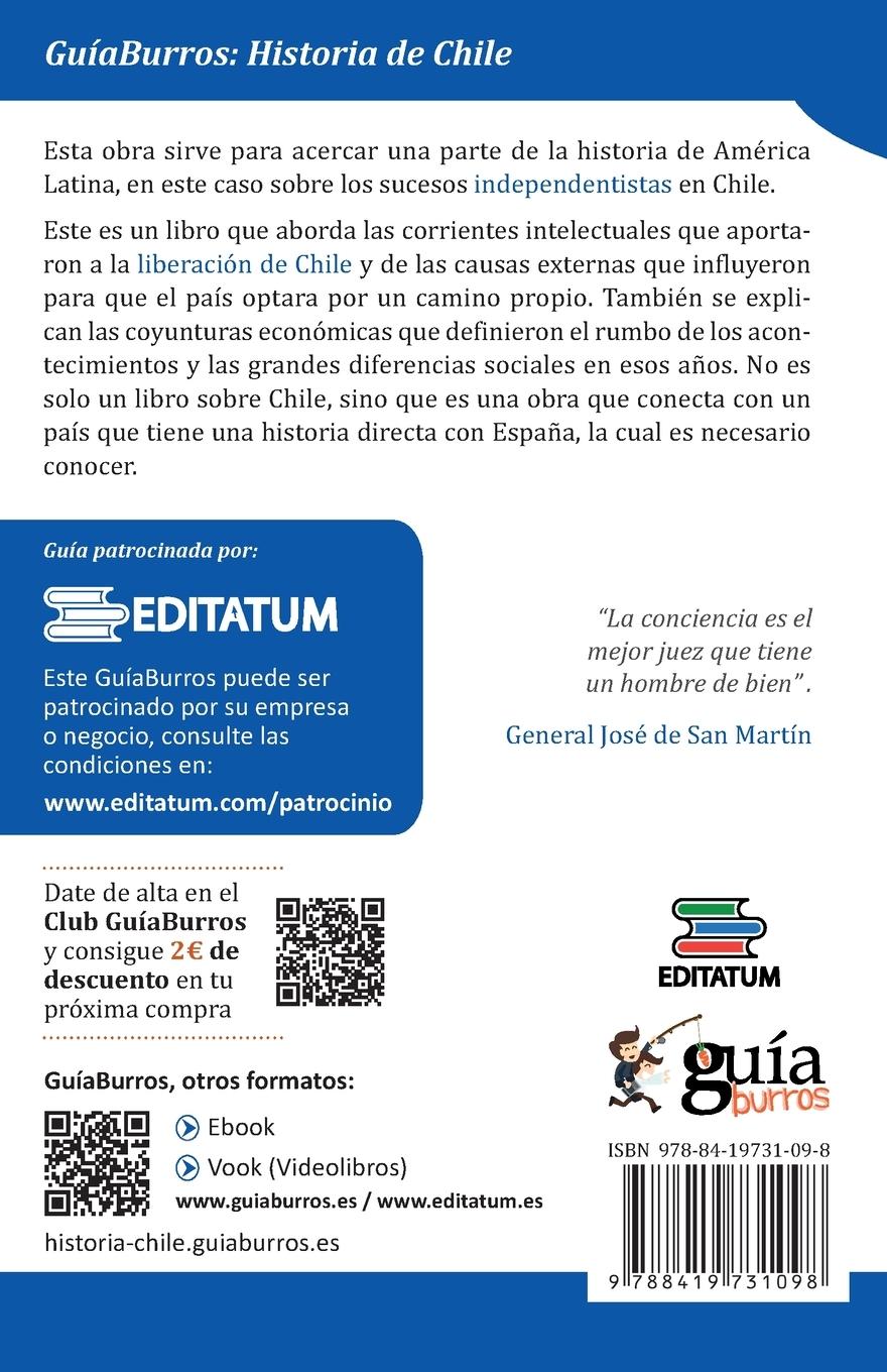 Rückseitencover GuíaBurros: Historia de Chile