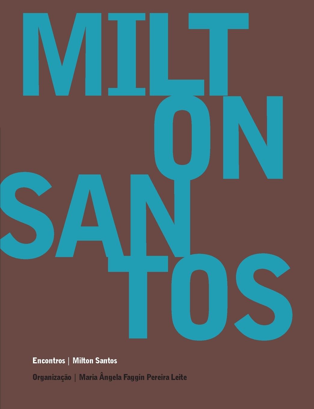 Vorderes Coverbild Milton Santos - Encontros