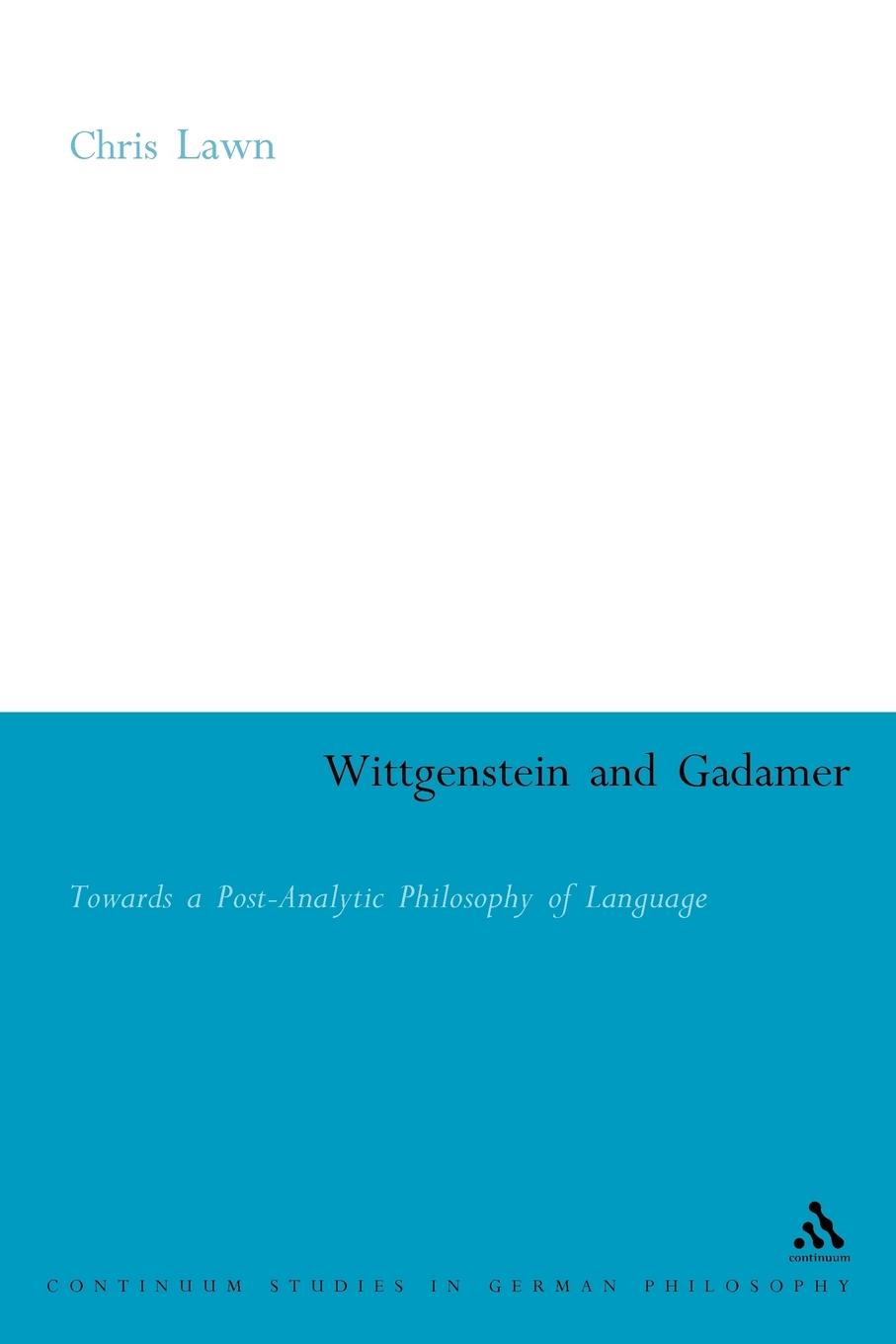 Vorderes Coverbild Wittgenstein and Gadamer