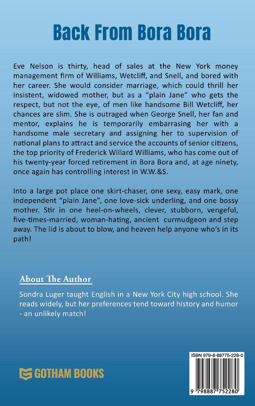 Rückseitencover Back From Bora Bora