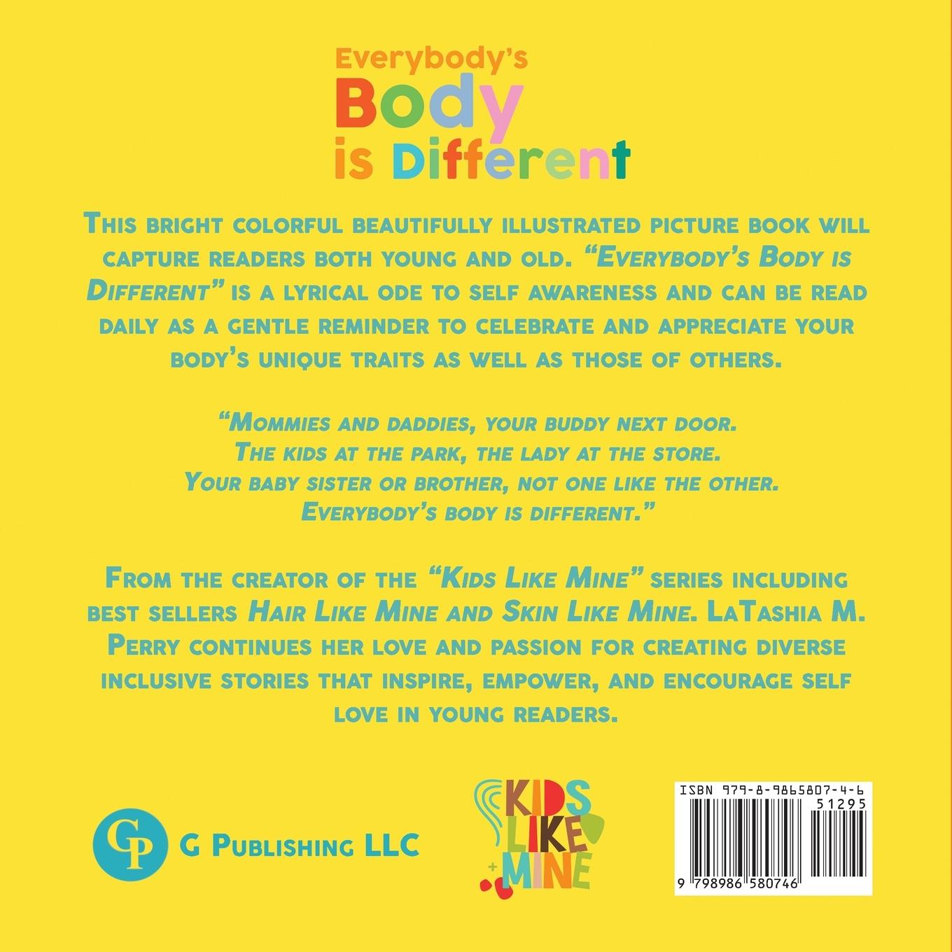 Rückseitencover Everybody's Body is Different