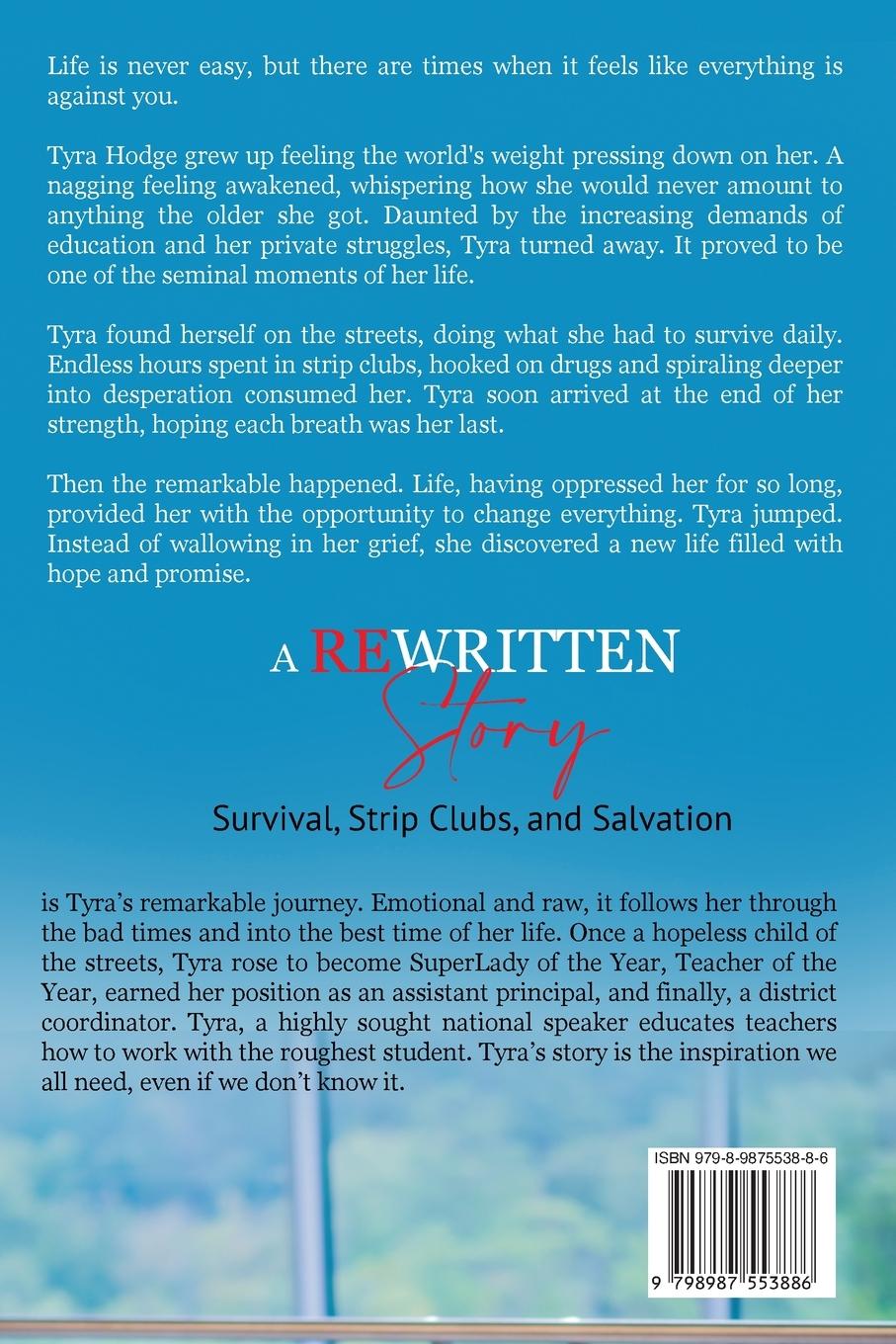 Rückseitencover A Rewritten Story (Survival, Strip Clubs, and Salvation)