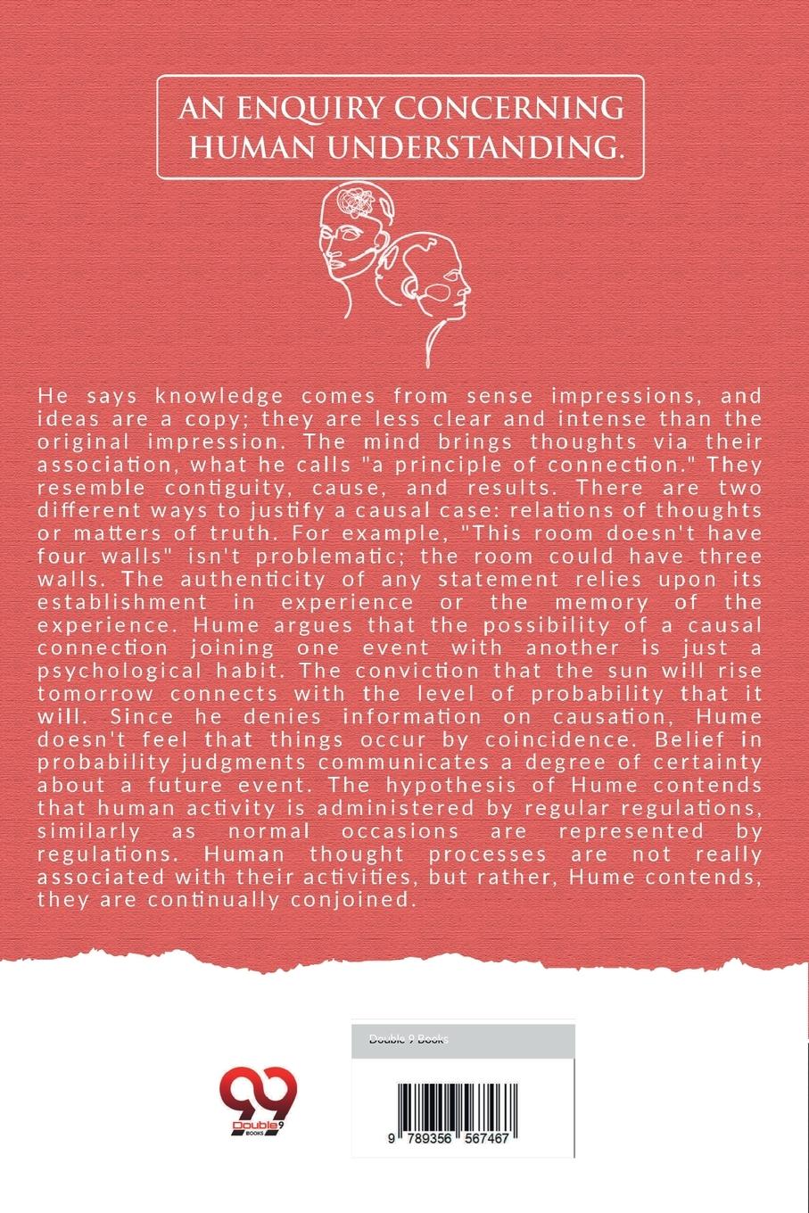 Rückseitencover An Enquiry Concerning Human Understanding