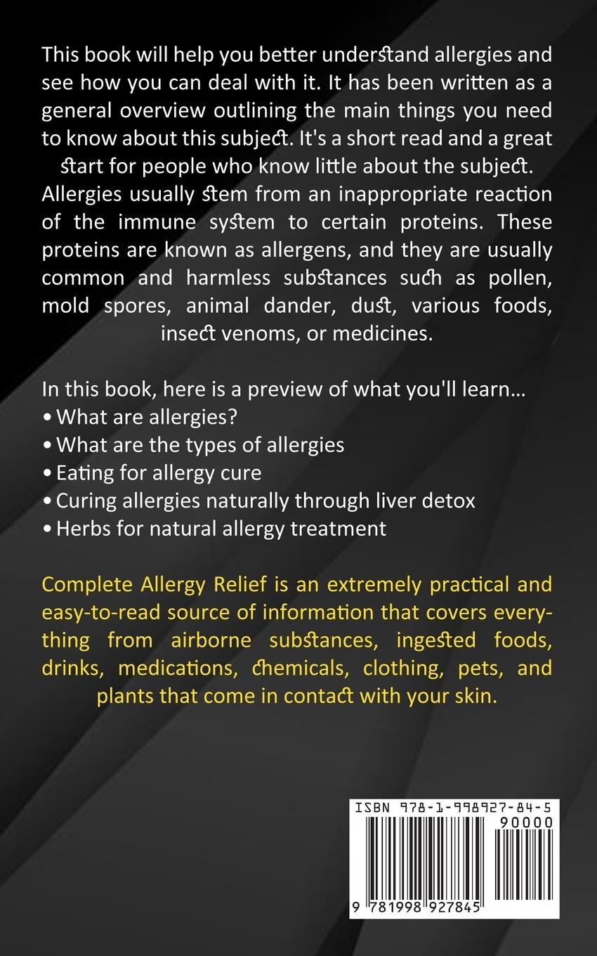 Rückseitencover Allergy Relief