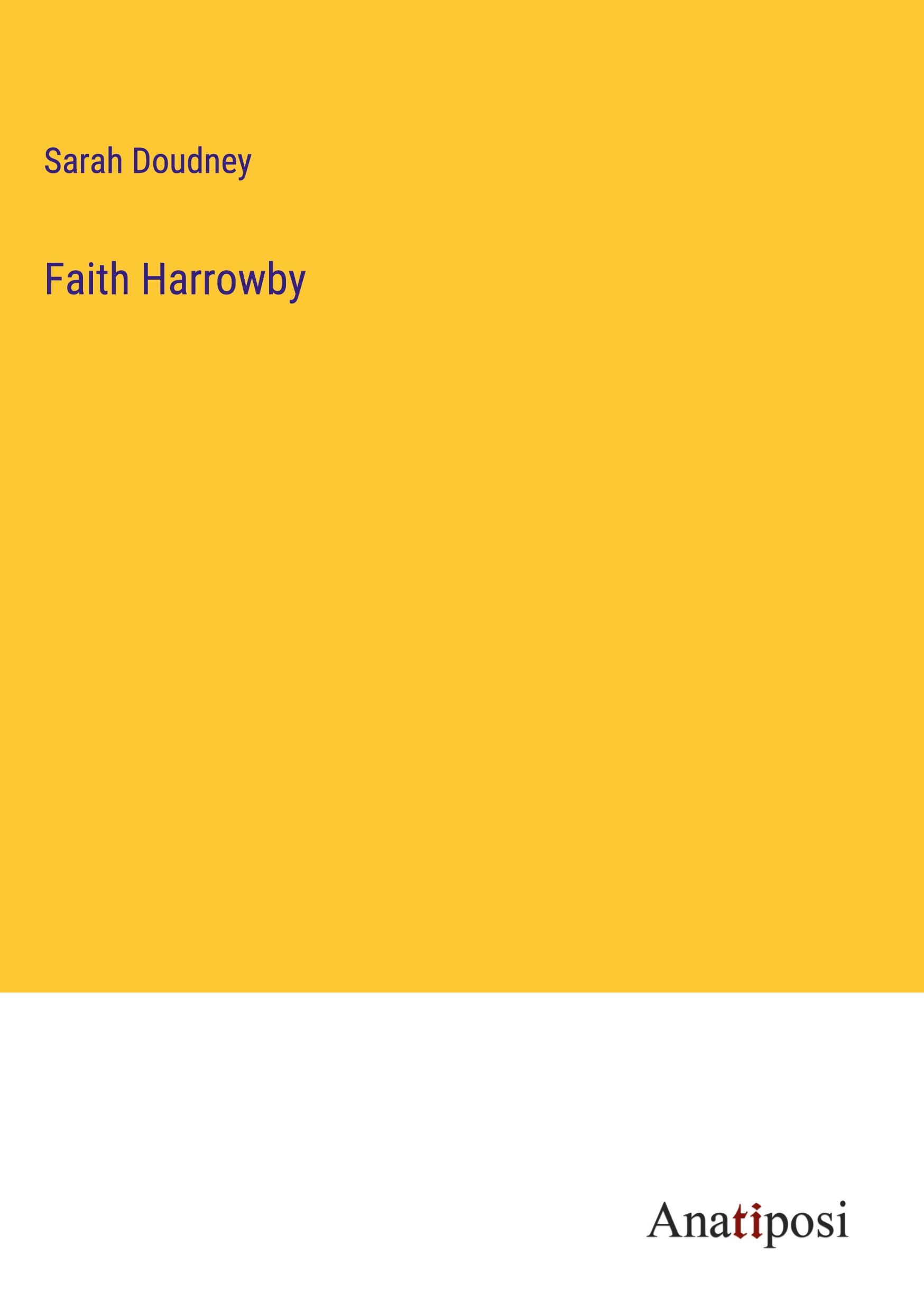 Vorderes Coverbild Faith Harrowby