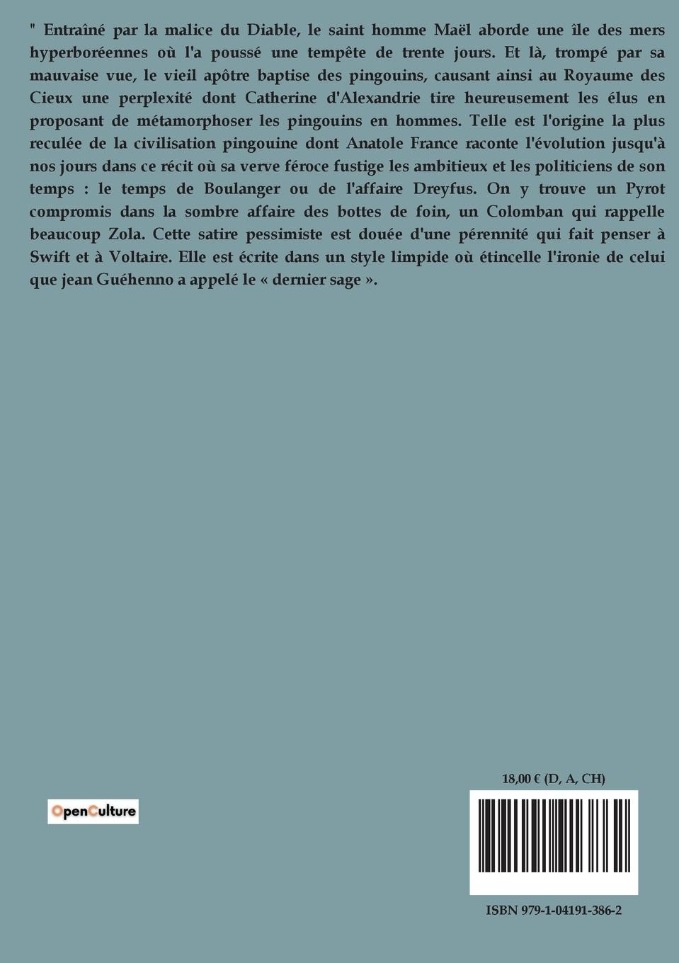 Rückseitencover L'Île des Pingouins