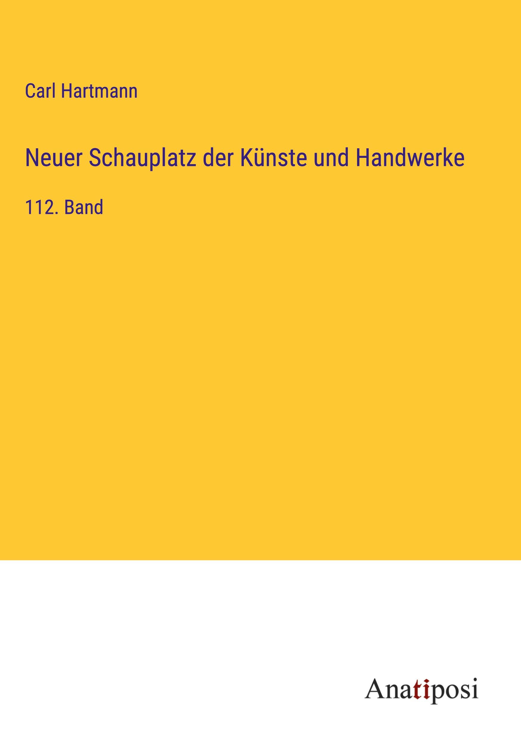 Vorderes Coverbild Neuer Schauplatz der Künste und Handwerke