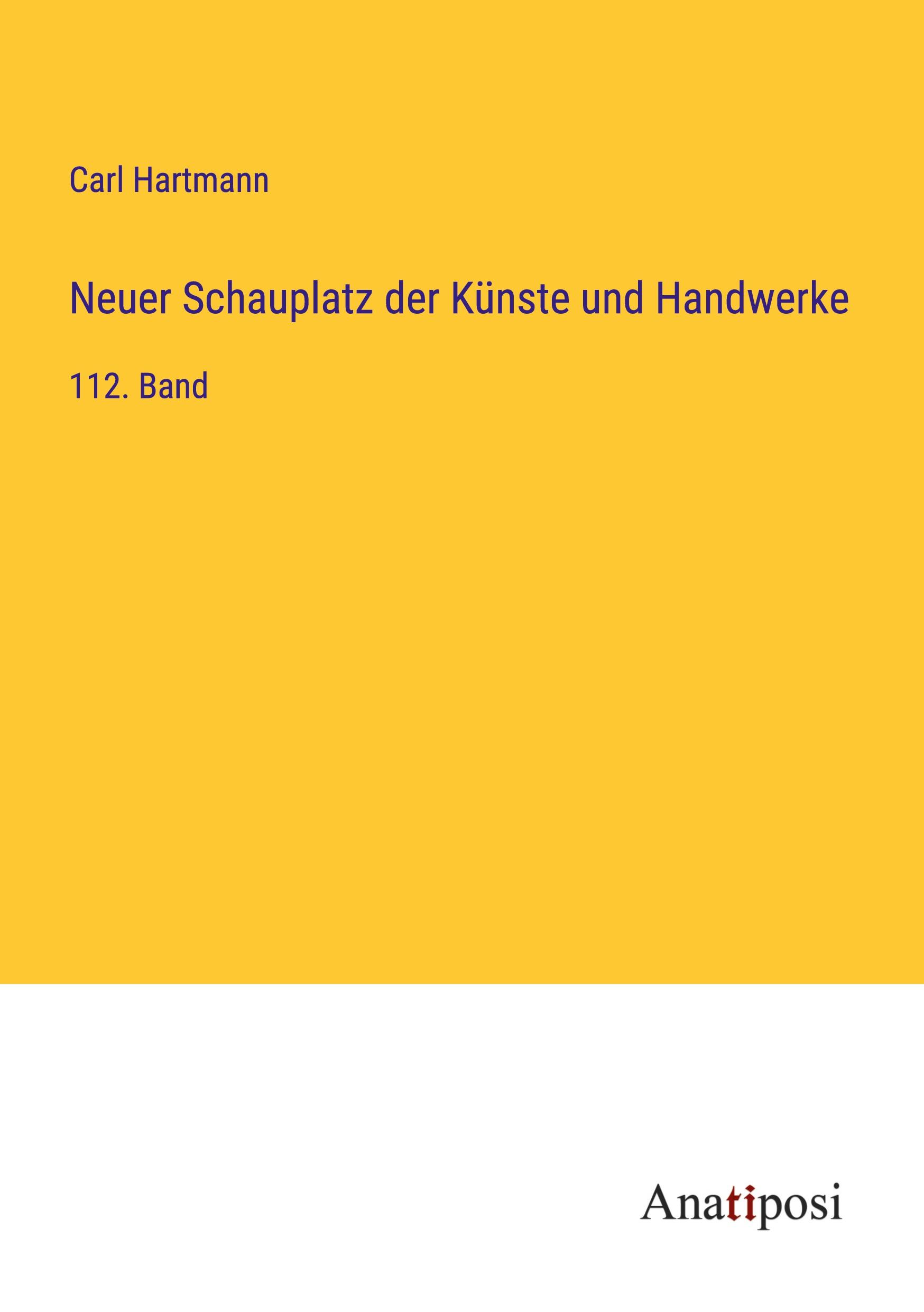 Vorderes Coverbild Neuer Schauplatz der Künste und Handwerke