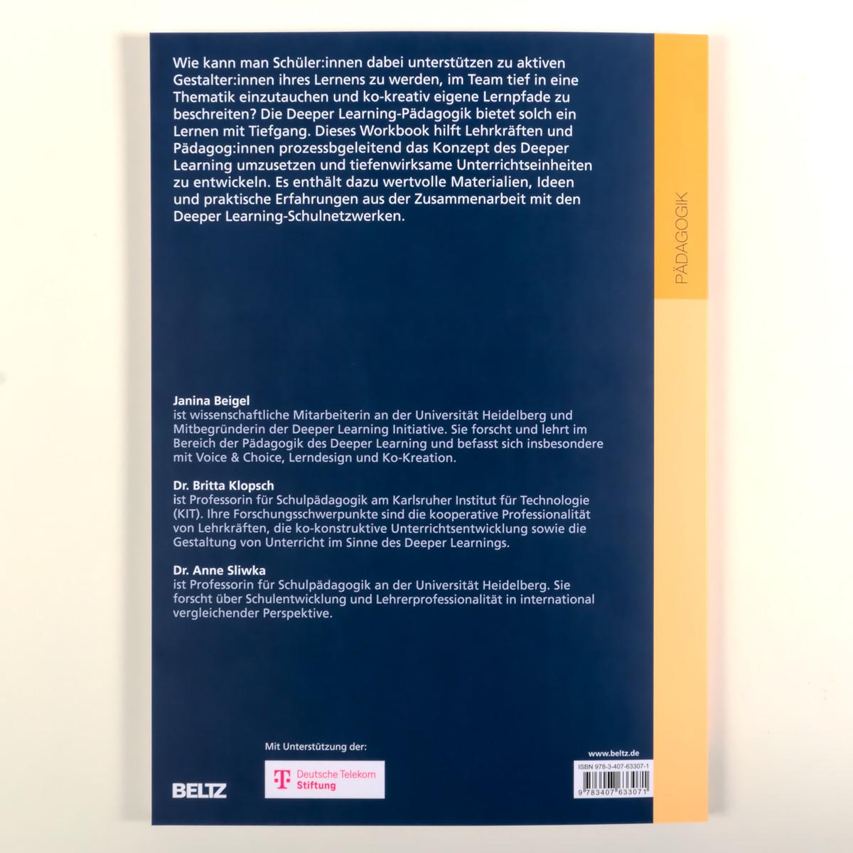 Rückseitencover Deeper Learning gestalten