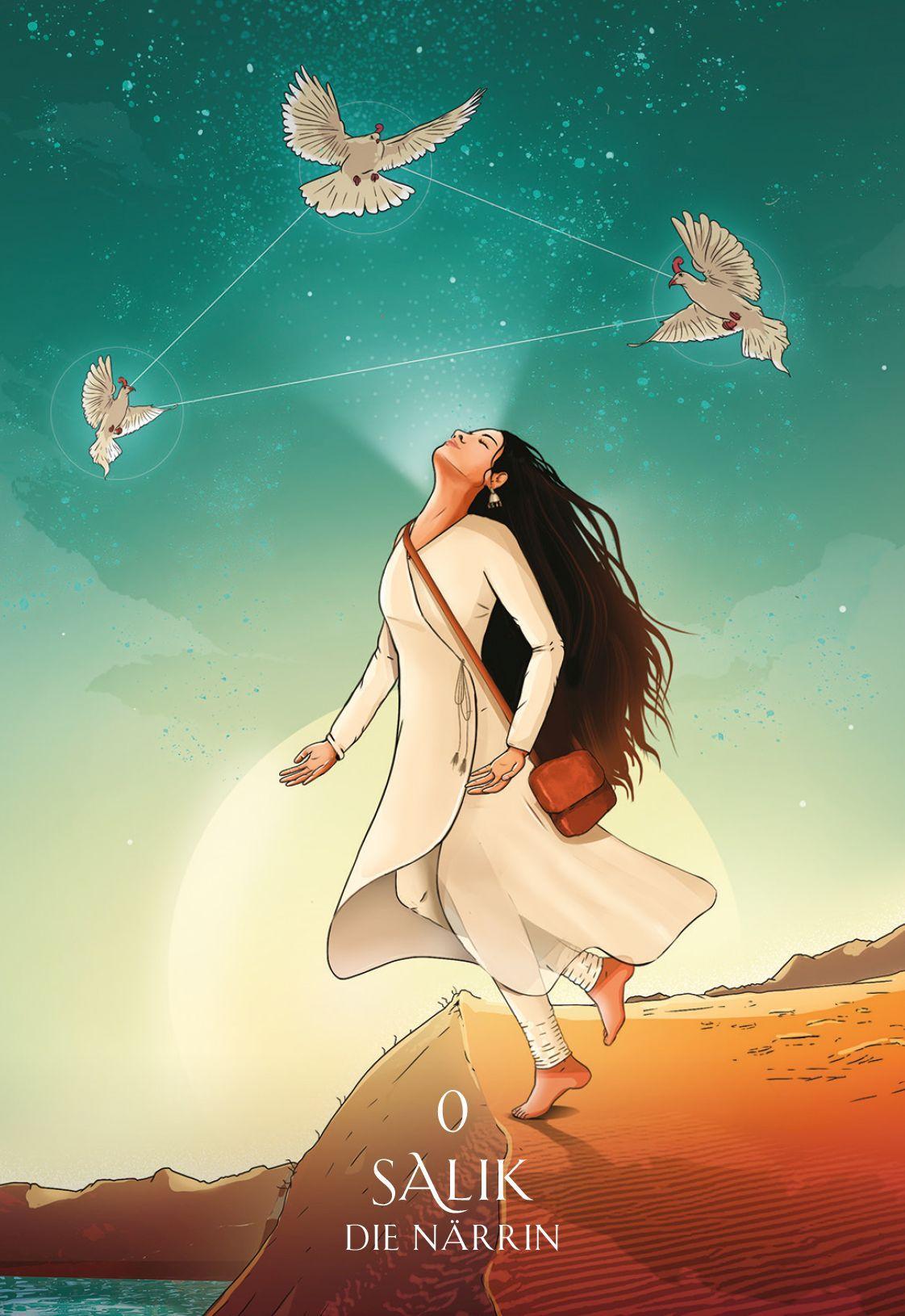 Beispielinhalt (Bild) Sufi-Tarot - Der Weg des Herzens: 78 Tarotkarten mit Anleitung