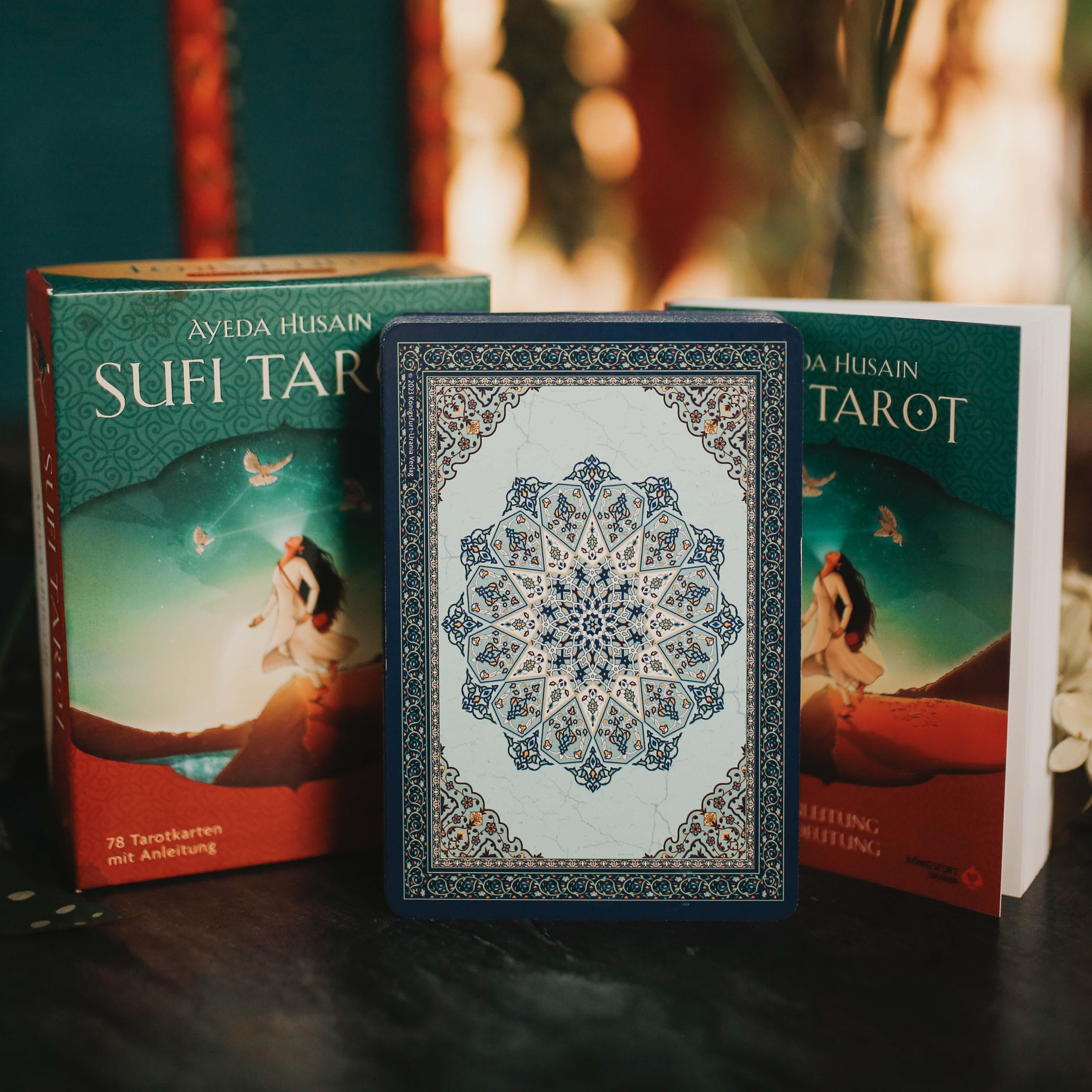 Beispielinhalt (Bild) Sufi-Tarot - Der Weg des Herzens: 78 Tarotkarten mit Anleitung