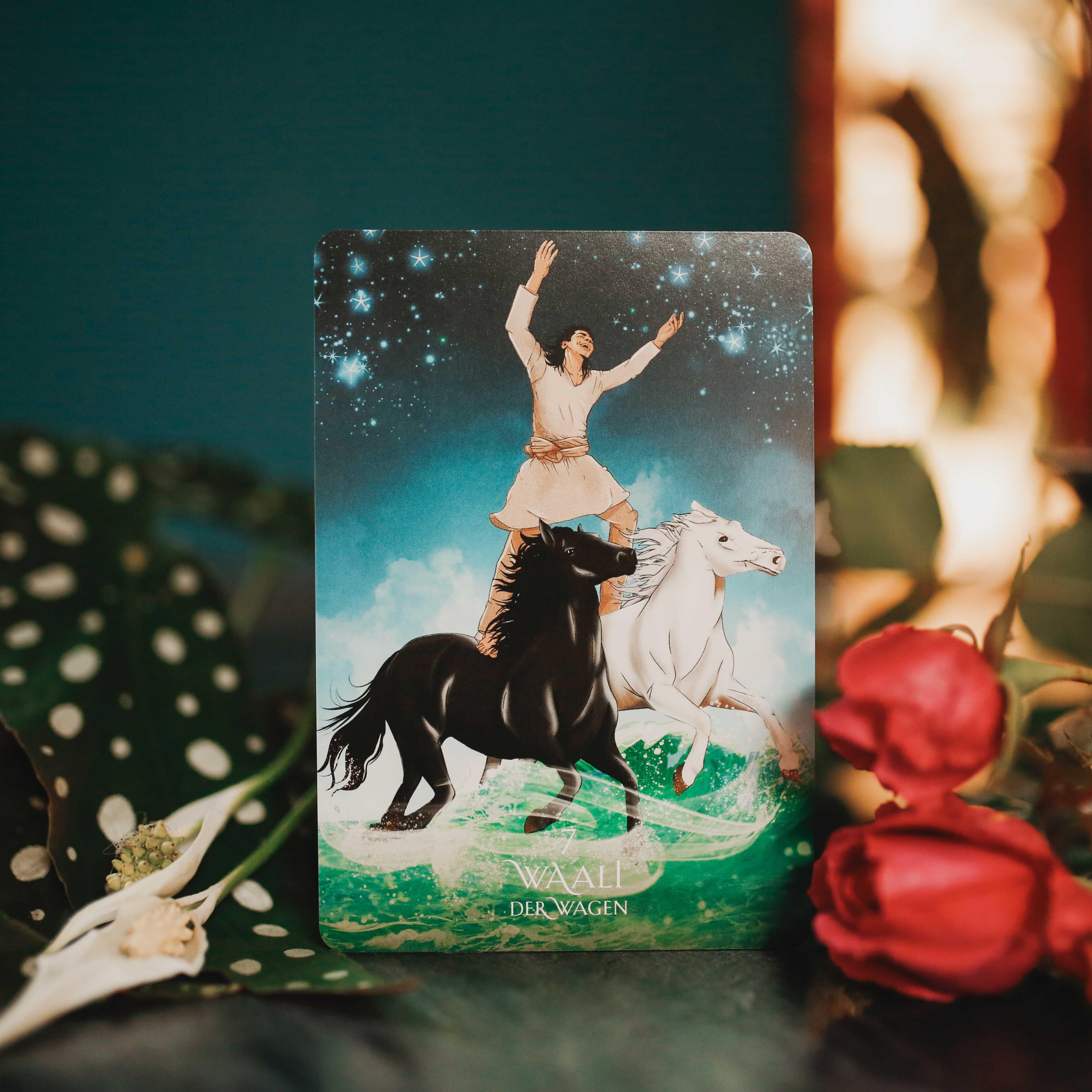 Beispielinhalt (Bild) Sufi-Tarot - Der Weg des Herzens: 78 Tarotkarten mit Anleitung