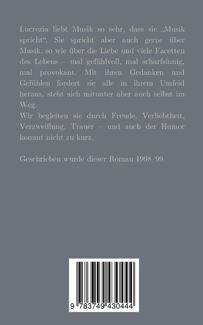 Rückseitencover Sprich Liebe Musik