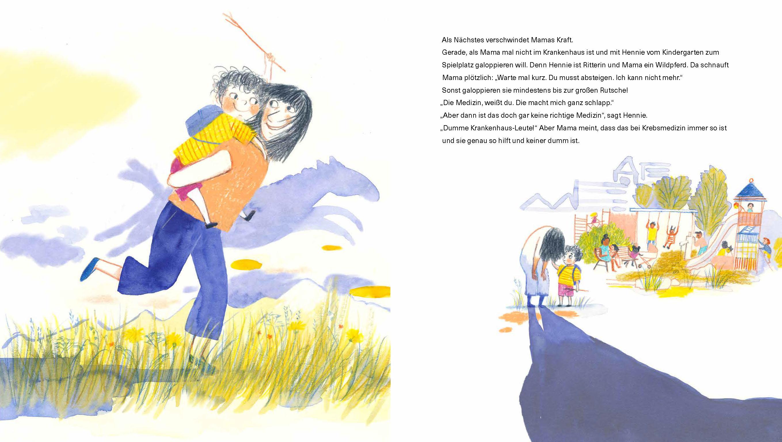 Beispielinhalt (Bild) Als Mama einmal unsichtbar war