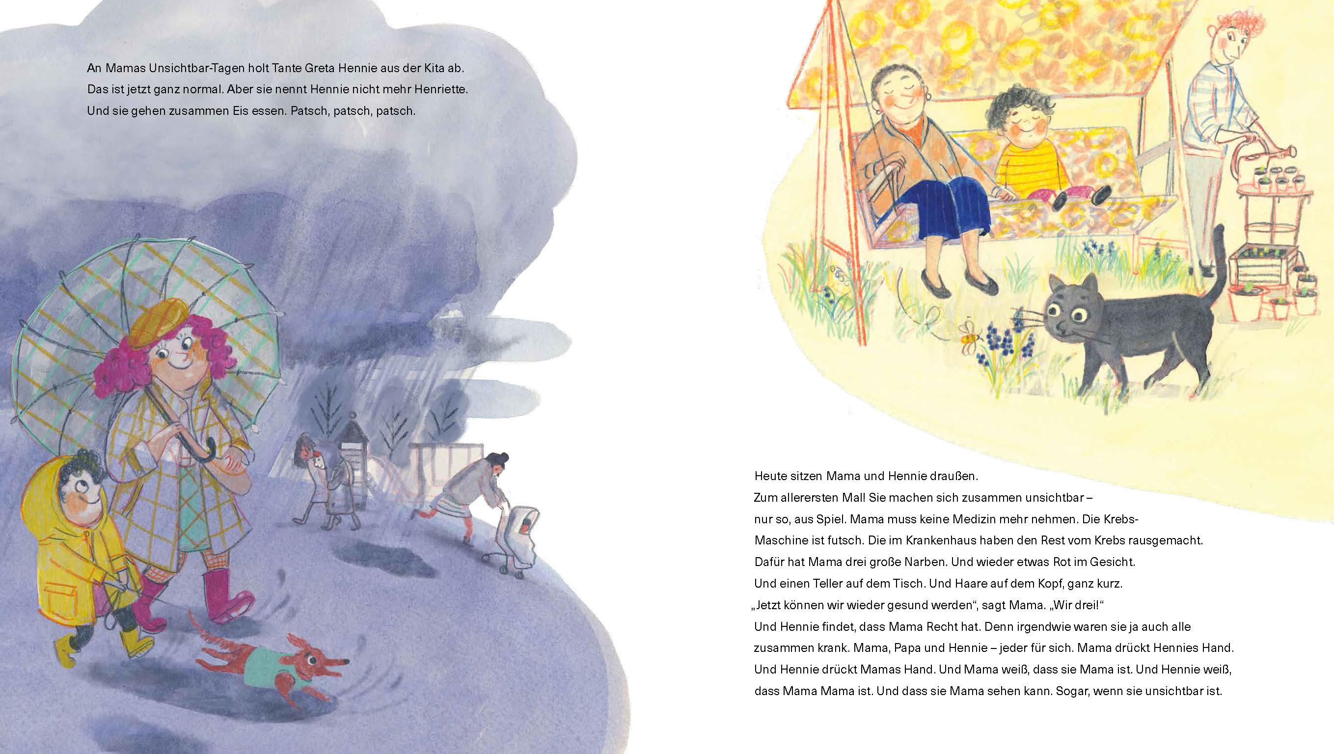 Beispielinhalt (Bild) Als Mama einmal unsichtbar war