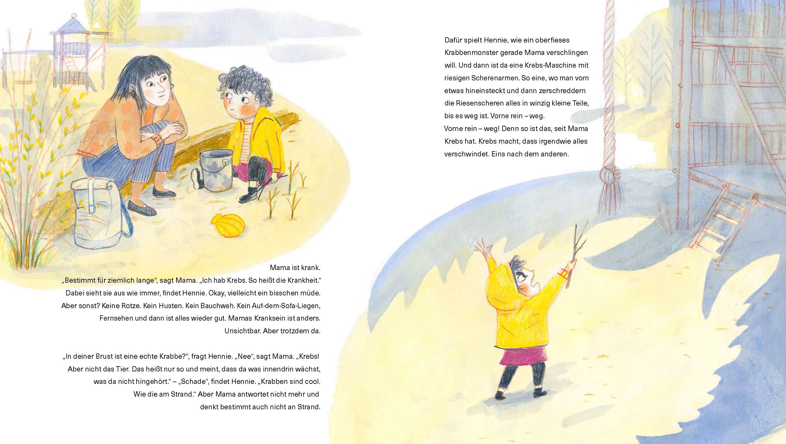 Beispielinhalt (Bild) Als Mama einmal unsichtbar war