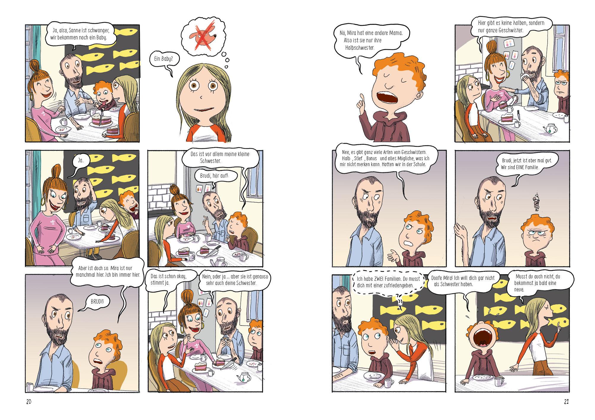 Beispielinhalt (Bild) Mira #freunde #zahnspange #kleineschwester