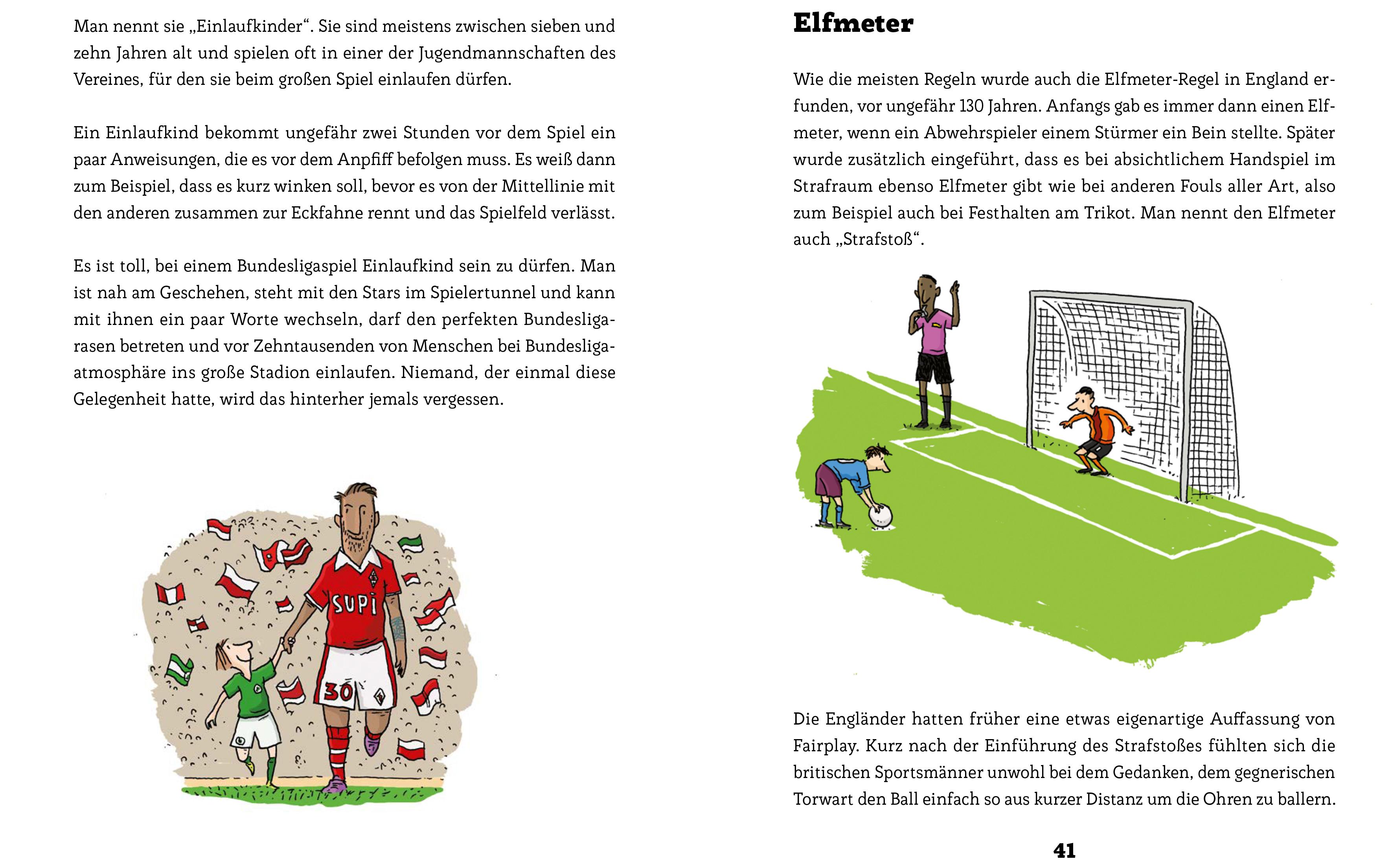 Beispielinhalt (Bild) Arnd Zeiglers wunderbares Fußballbuch