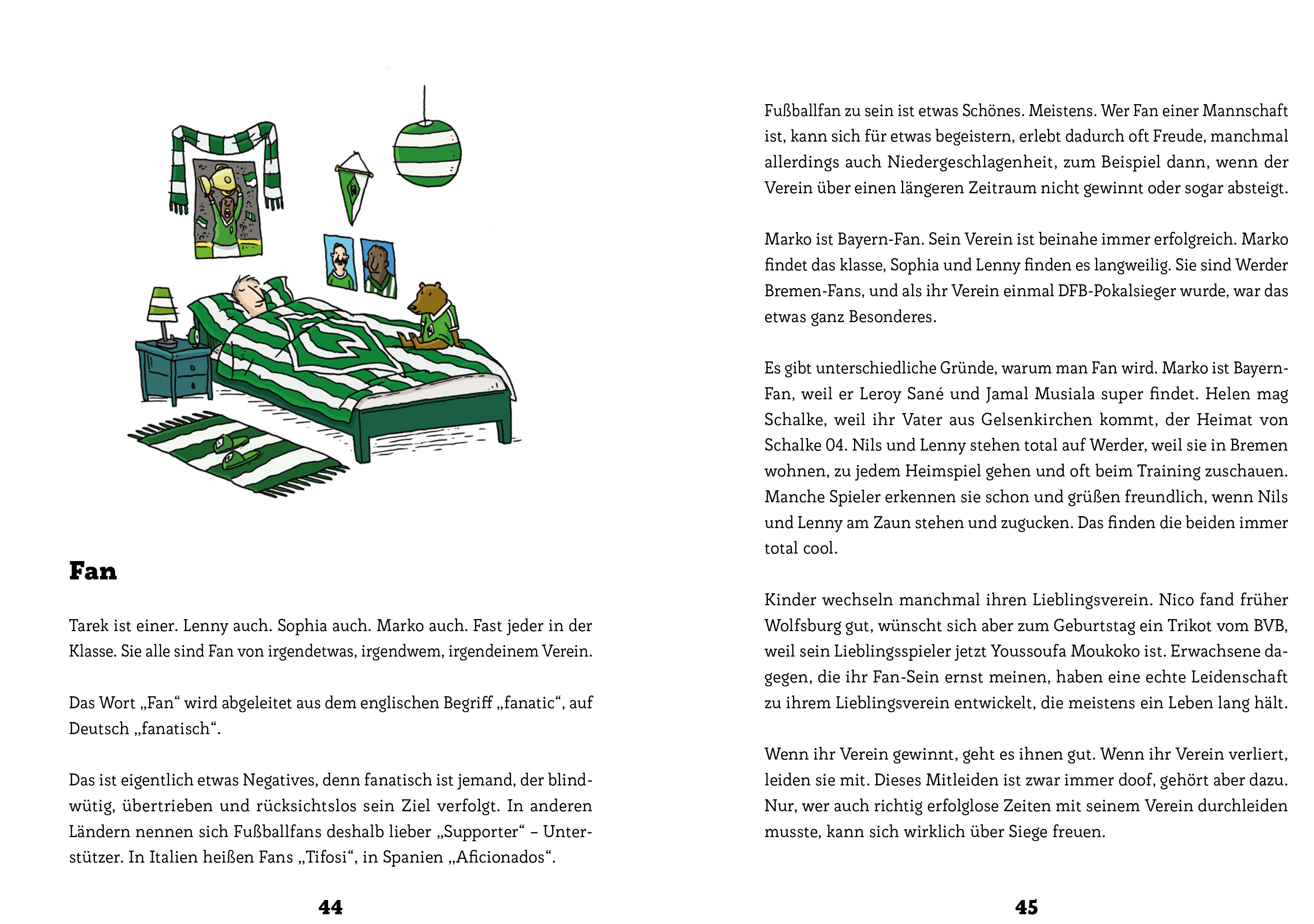 Beispielinhalt (Bild) Arnd Zeiglers wunderbares Fußballbuch